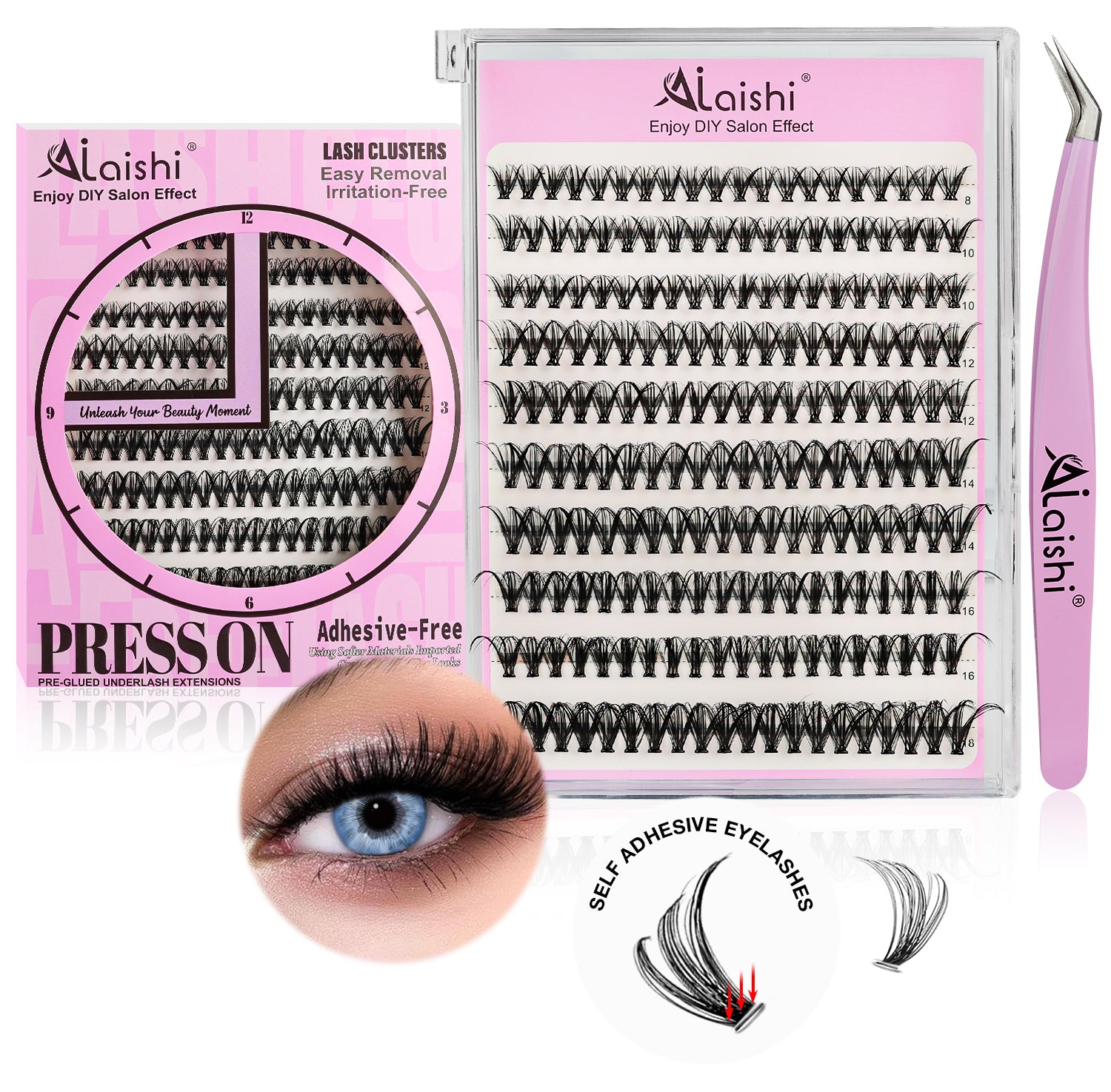 Self-Adhesive Eyelash Clusters MJF1