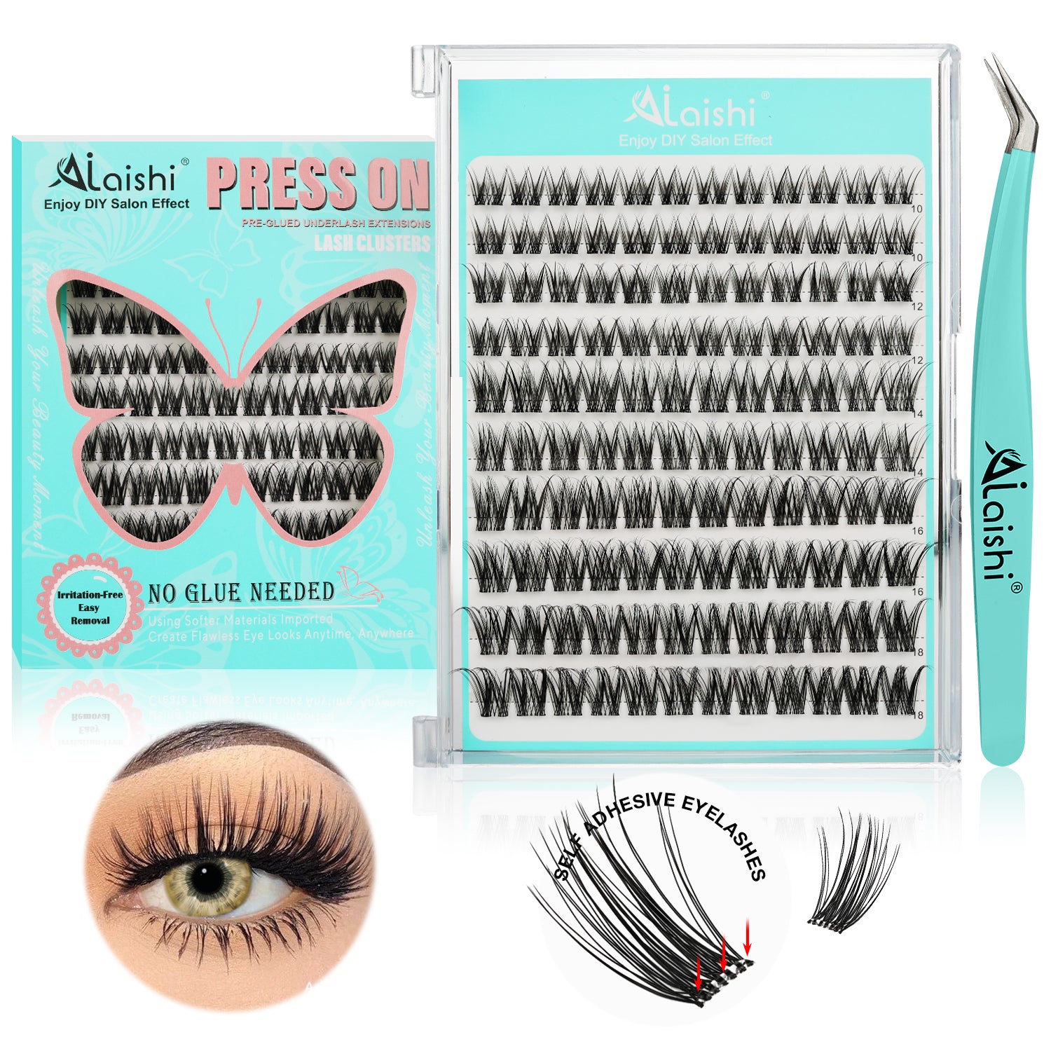 Pre-Glued False Eyelashes MJL7