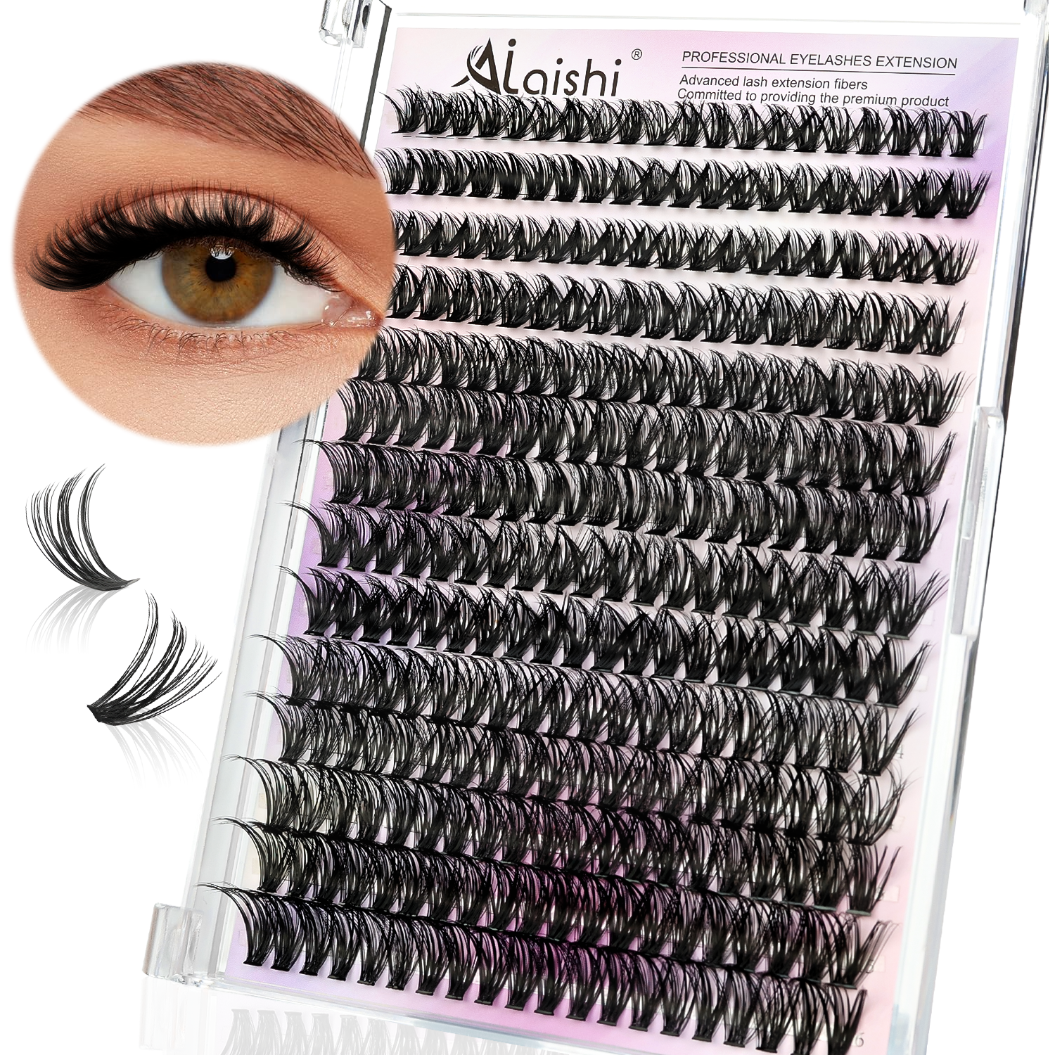 Fluttery 50D Natural Cluster Lashes ZS21