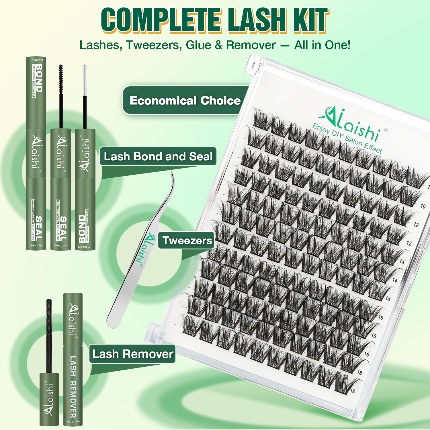 3D Cluster Fluffy Lashes Starter Kit LS14