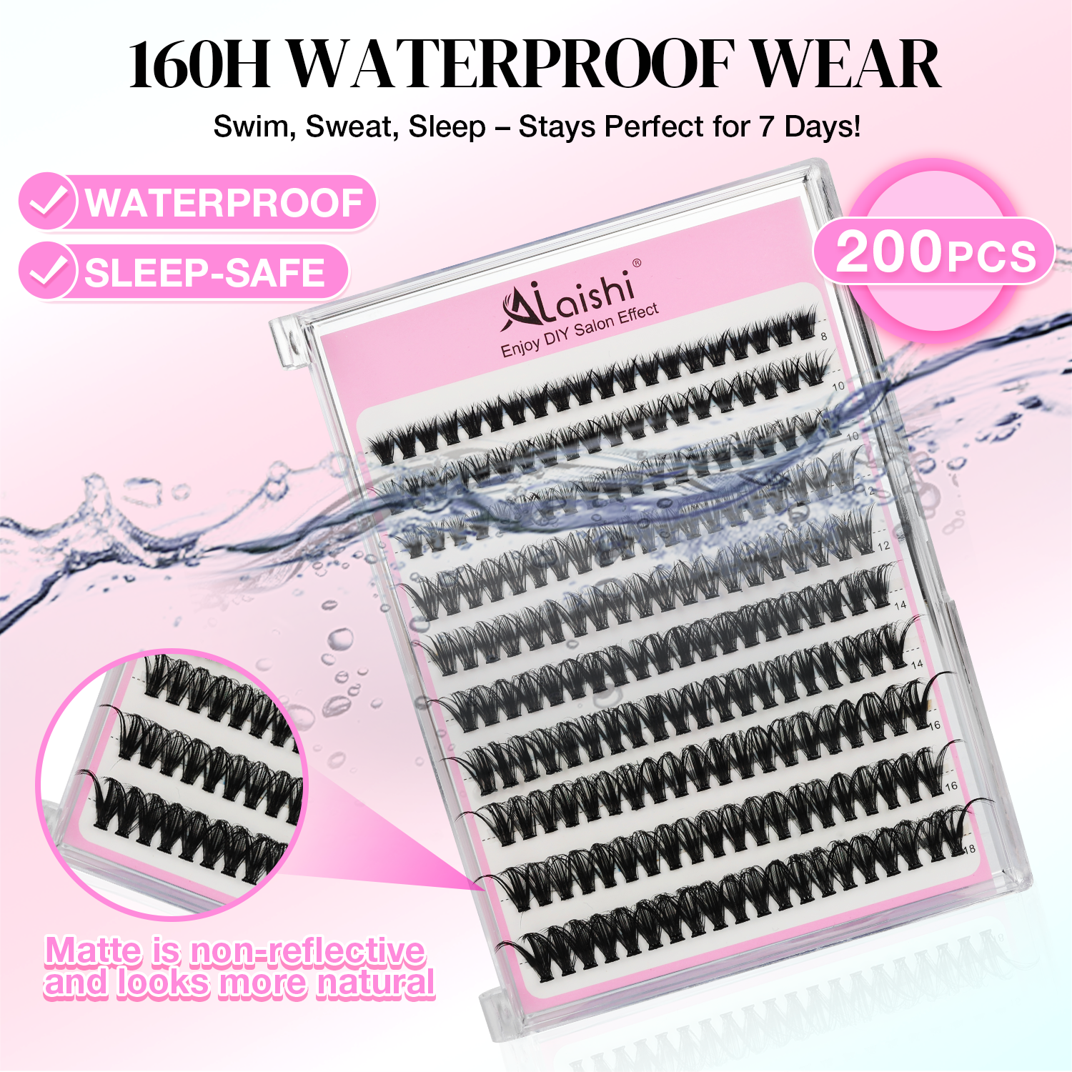 Self-Adhesive Eyelash Clusters MJF2