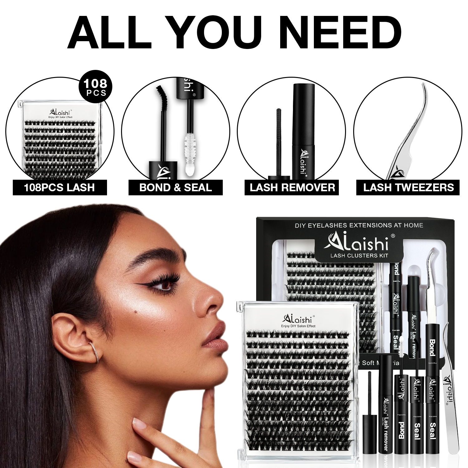 3D Voluminous False Eyelashes HB15