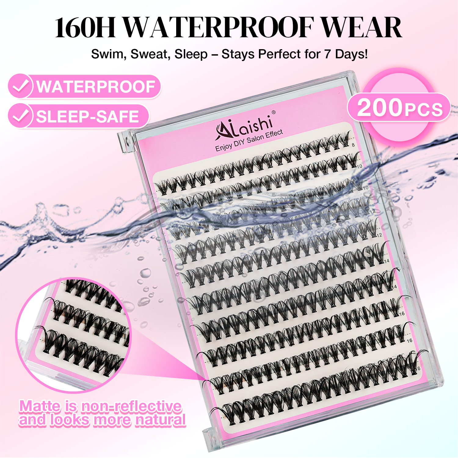 Self-Adhesive Eyelash Clusters MJF1