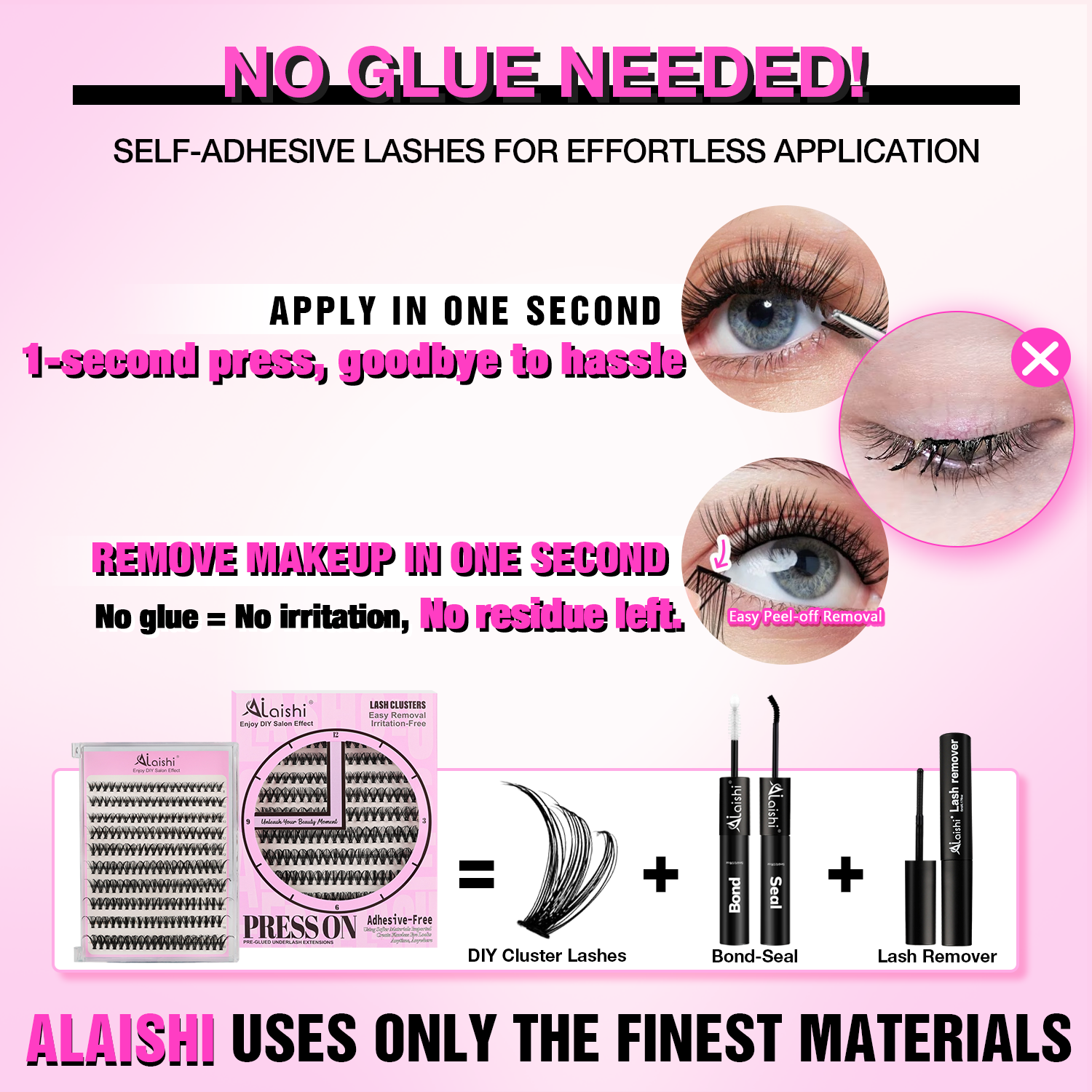 Self-Adhesive Eyelash Clusters MJF1