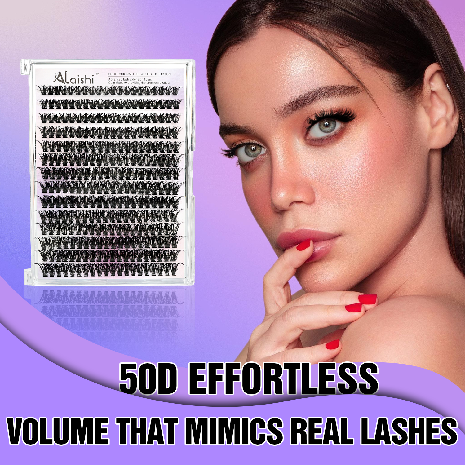 Fluttery 50D Natural Cluster Lashes ZS21