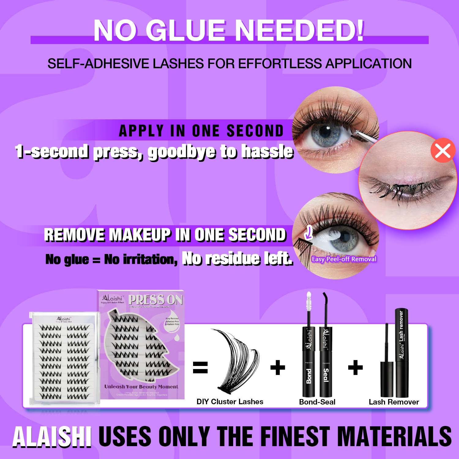 1-Second Apply Self-Adhesive Lashes MJZ10