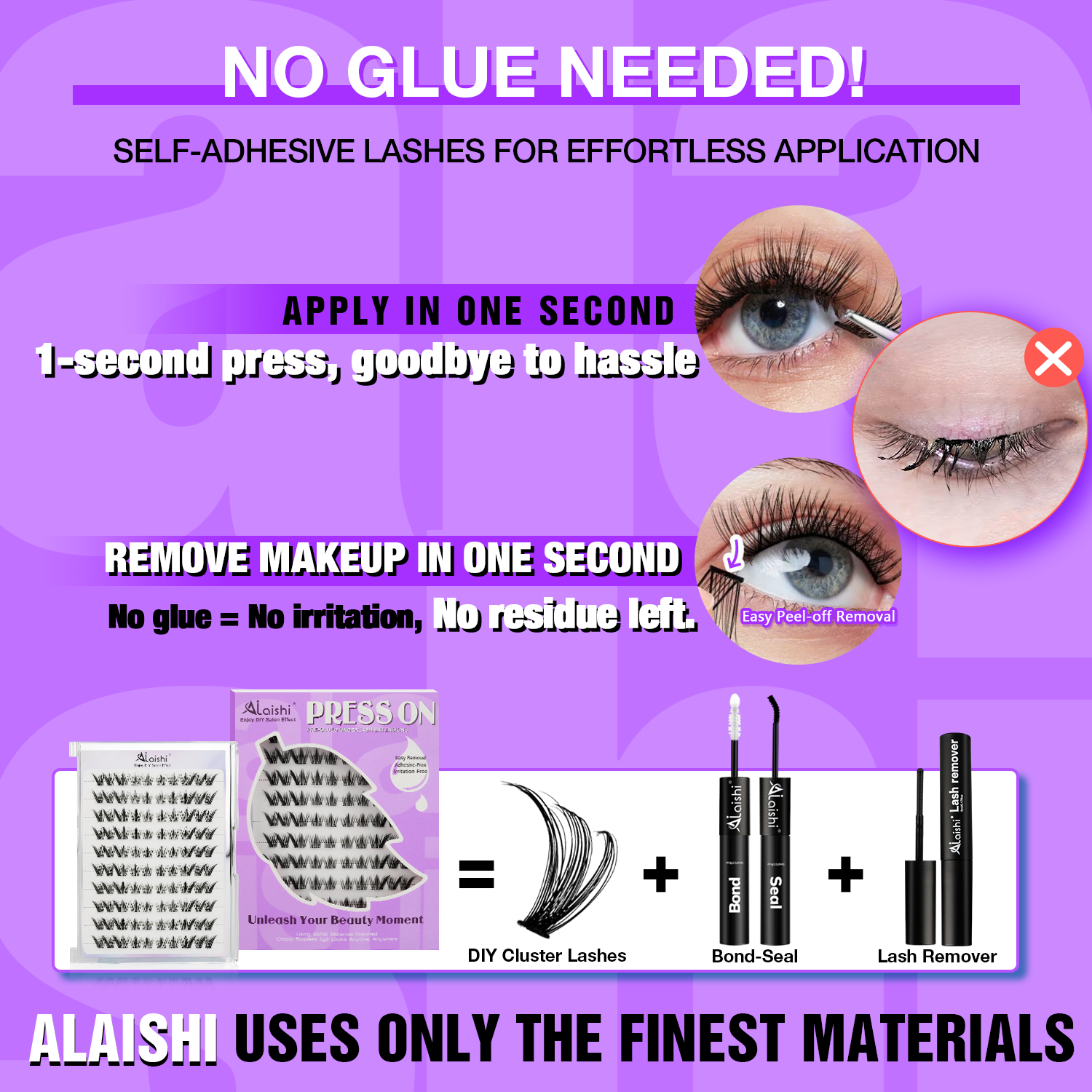 1-Second Apply Self-Adhesive Lashes MJZ8