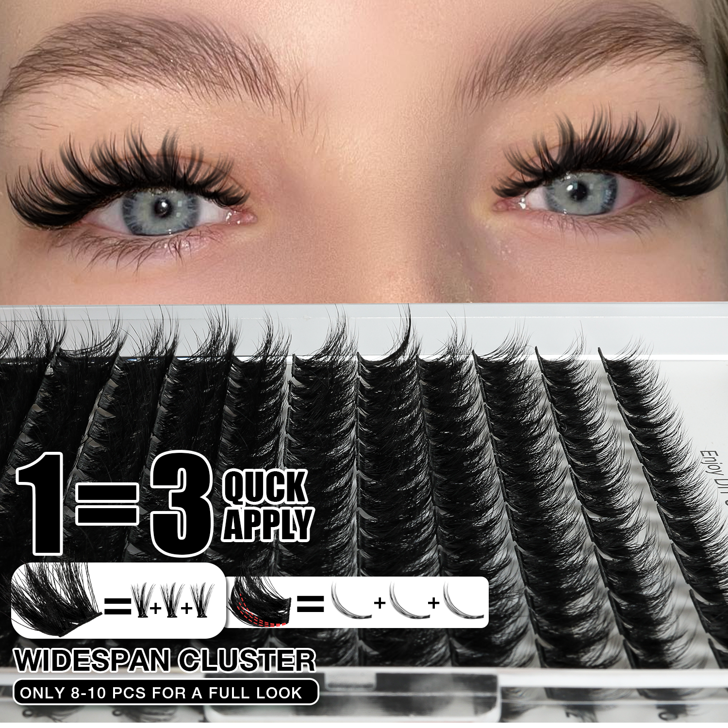 3D Voluminous False Eyelashes HB15