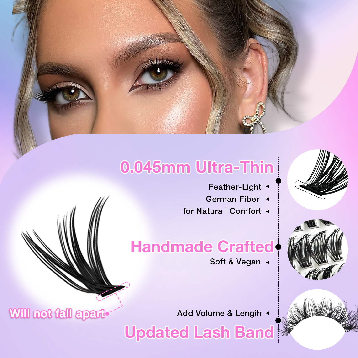 30D&40D Mixed Hybrid Lashes JBF11