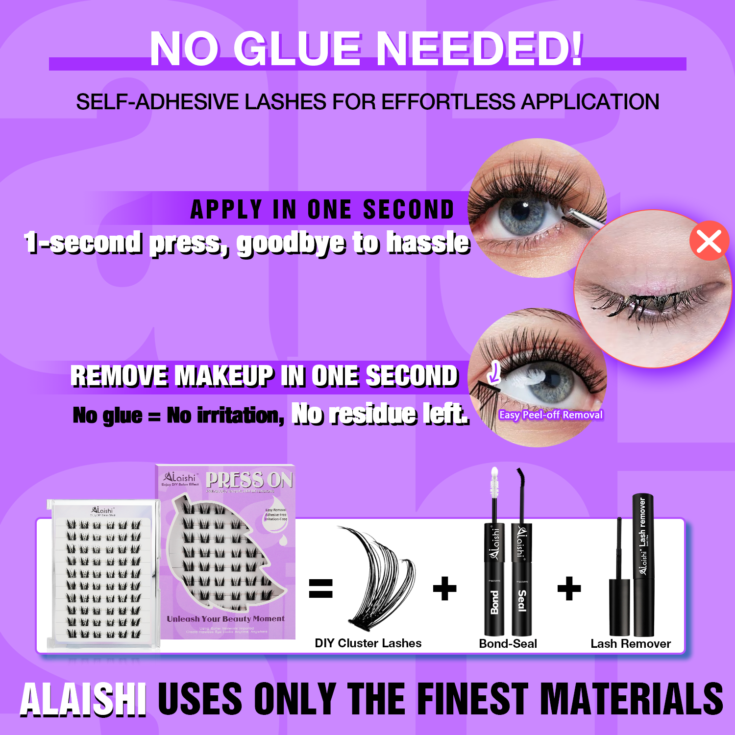 1-Second Apply Self-Adhesive Lashes MJZ9