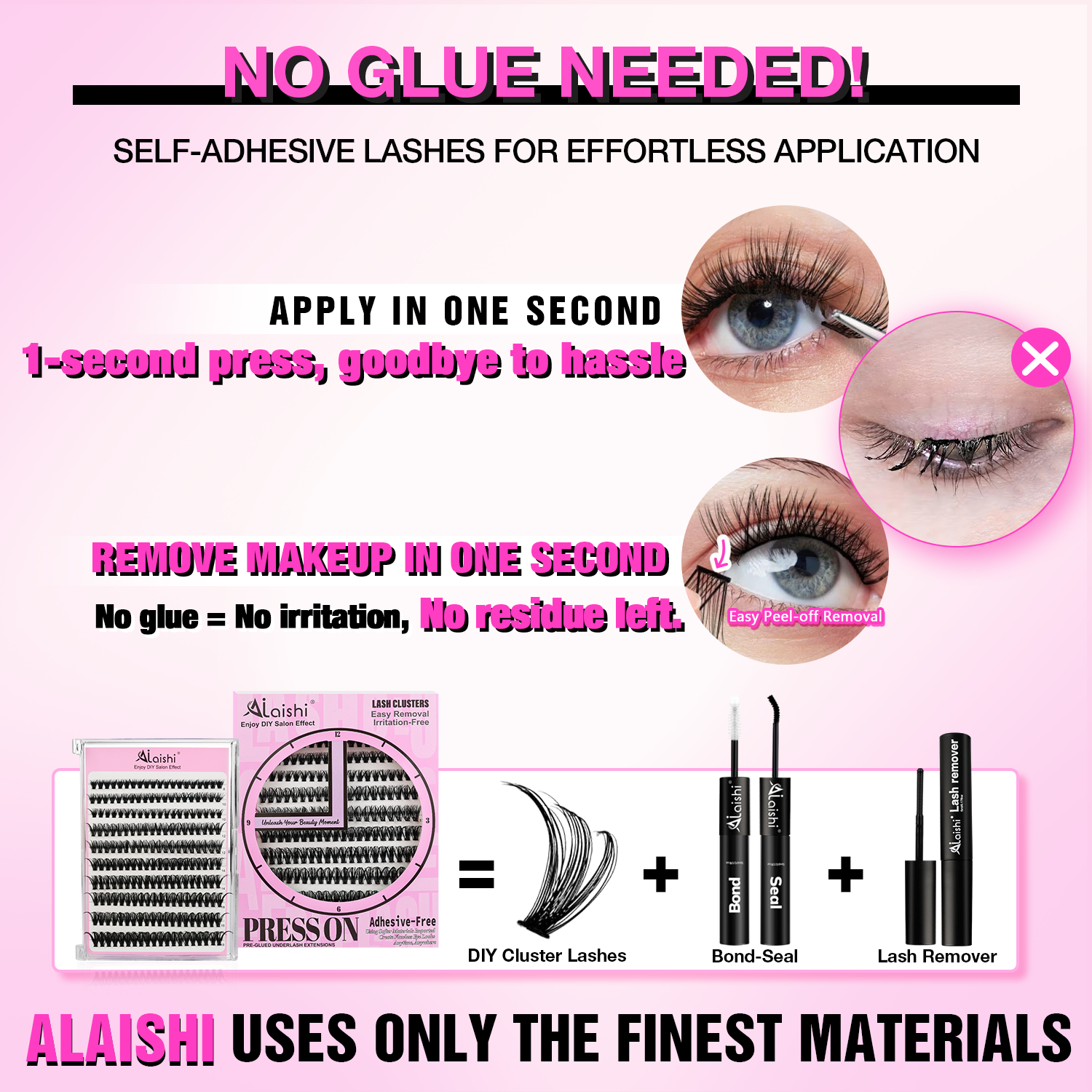 Self-Adhesive Eyelash Clusters MJF2