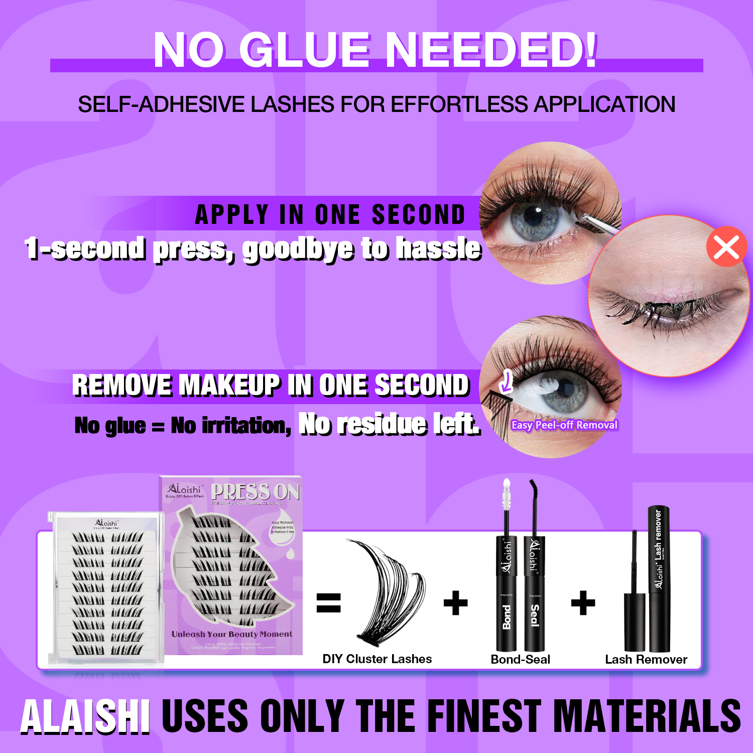 1-Second Apply Self-Adhesive Lashes MJZ11