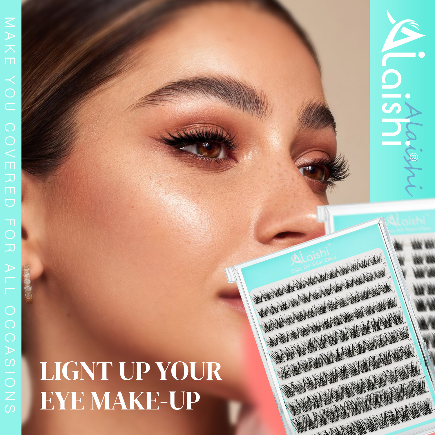 Pre-Glued False Eyelashes MJL4