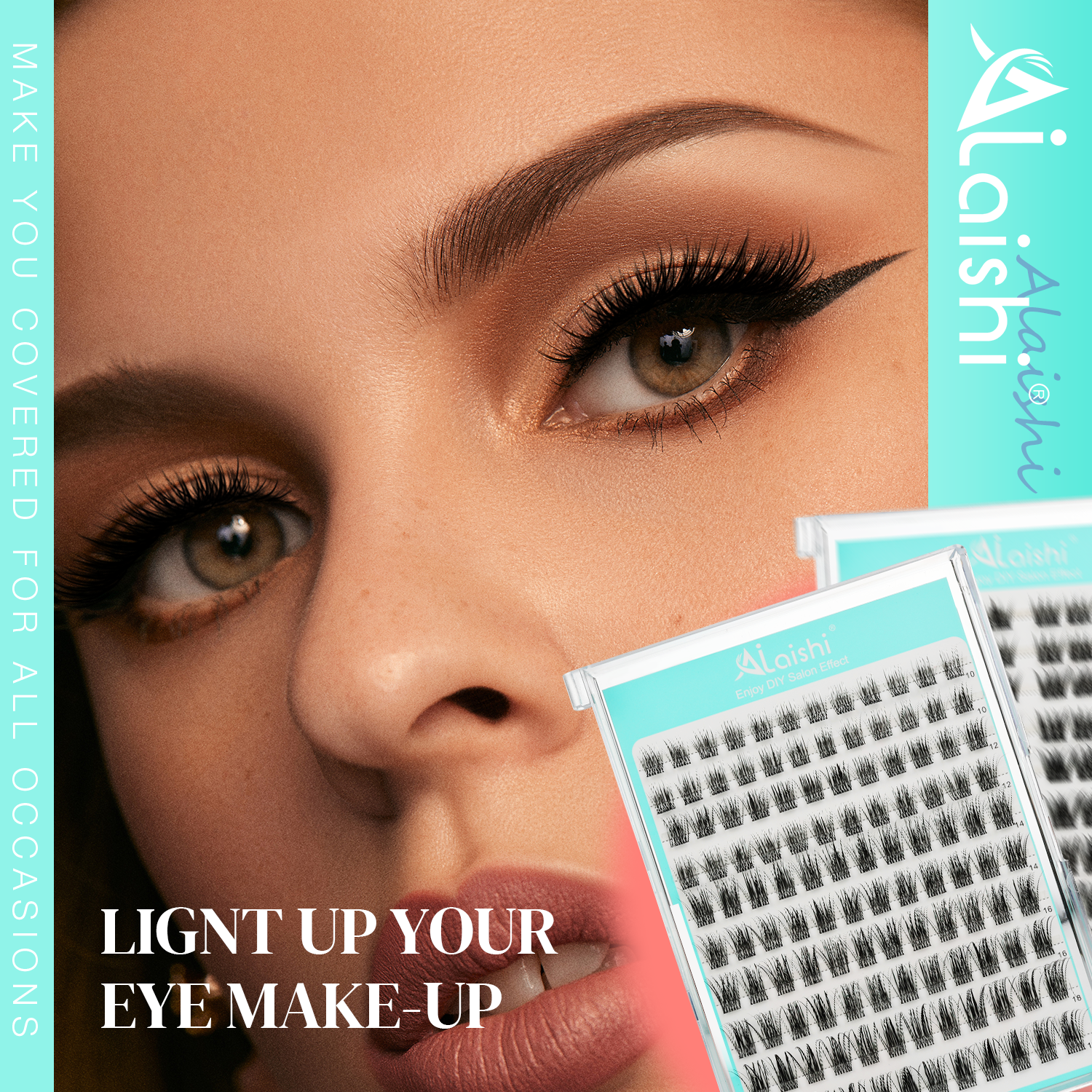 Pre-Glued False Eyelashes MJL7