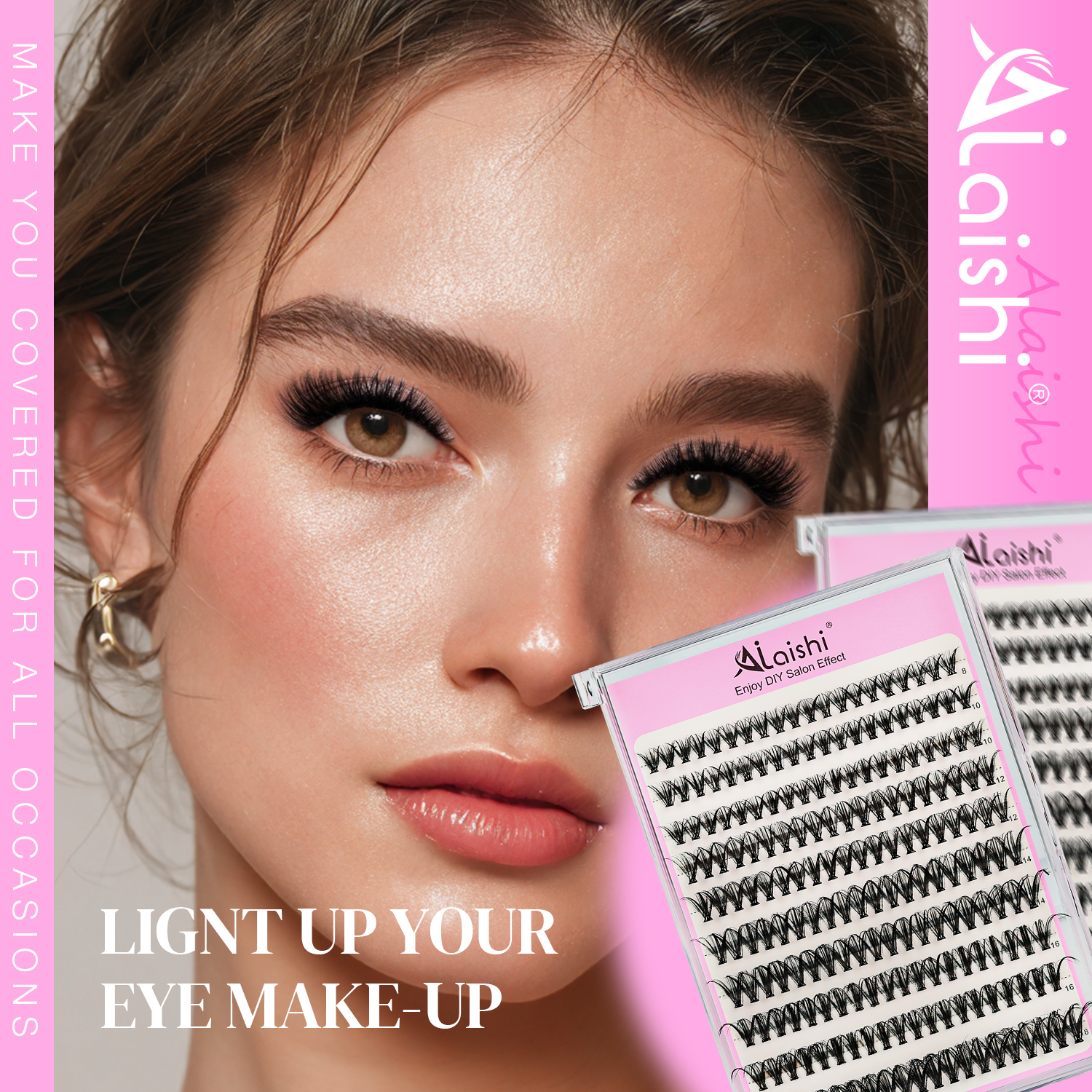 Self-Adhesive Eyelash Clusters MJF1