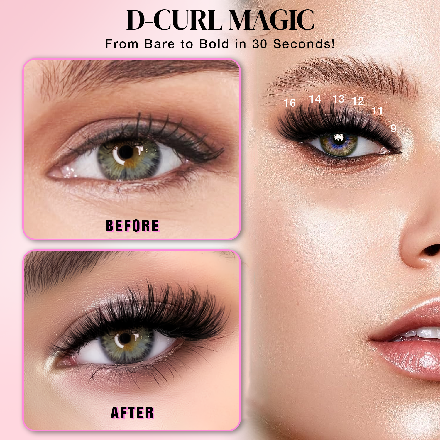 30D&40D Mixed Hybrid Lashes JBF11