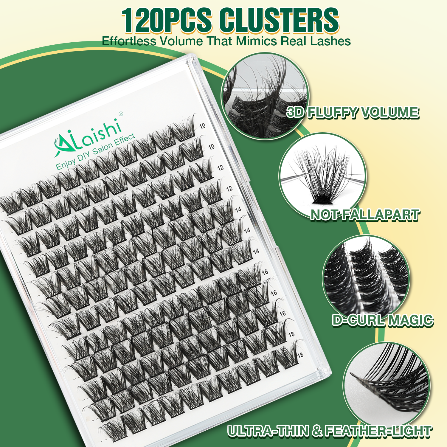 3D Cluster Fluffy Lashes Starter Kit LS14