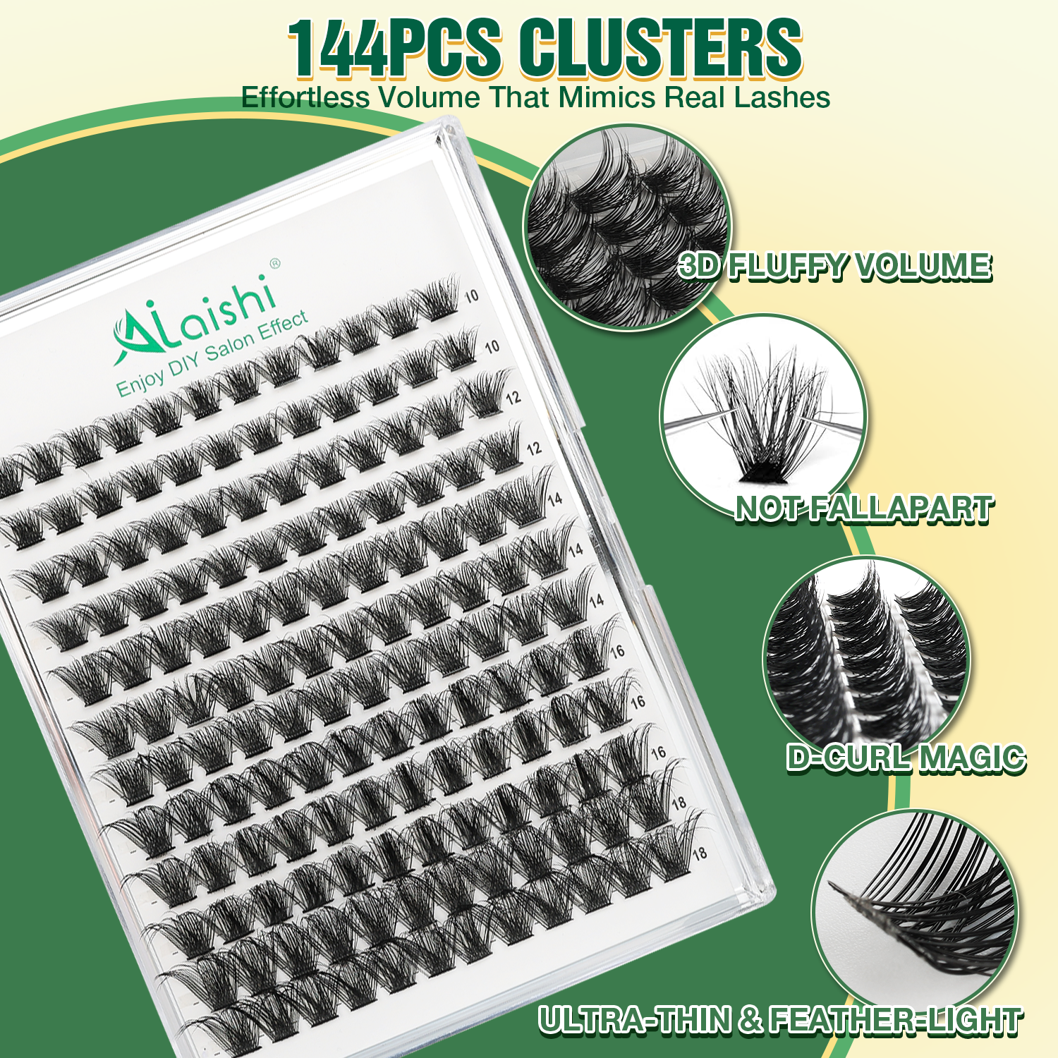 3D Cluster Fluffy Lashes Starter Kit LS15
