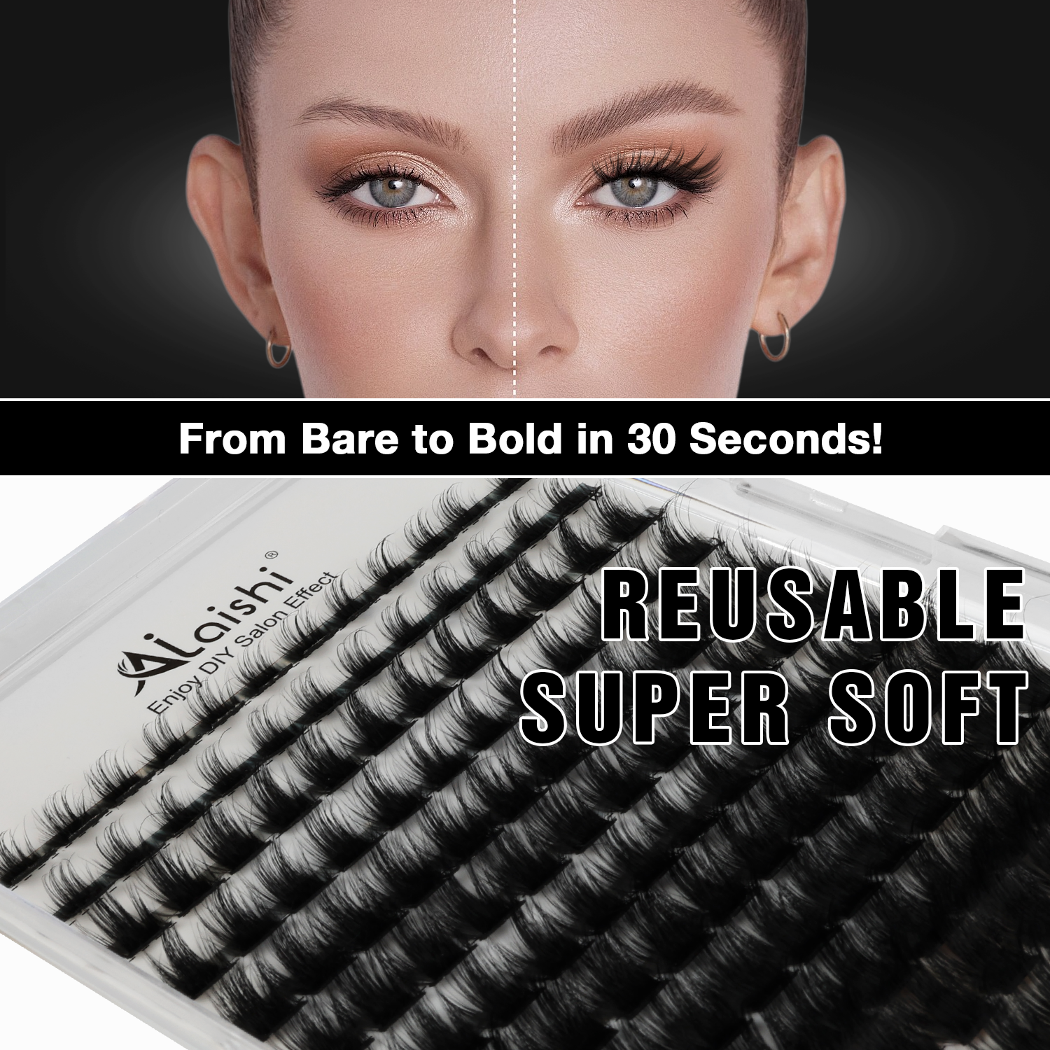 3D Voluminous False Eyelashes HB11