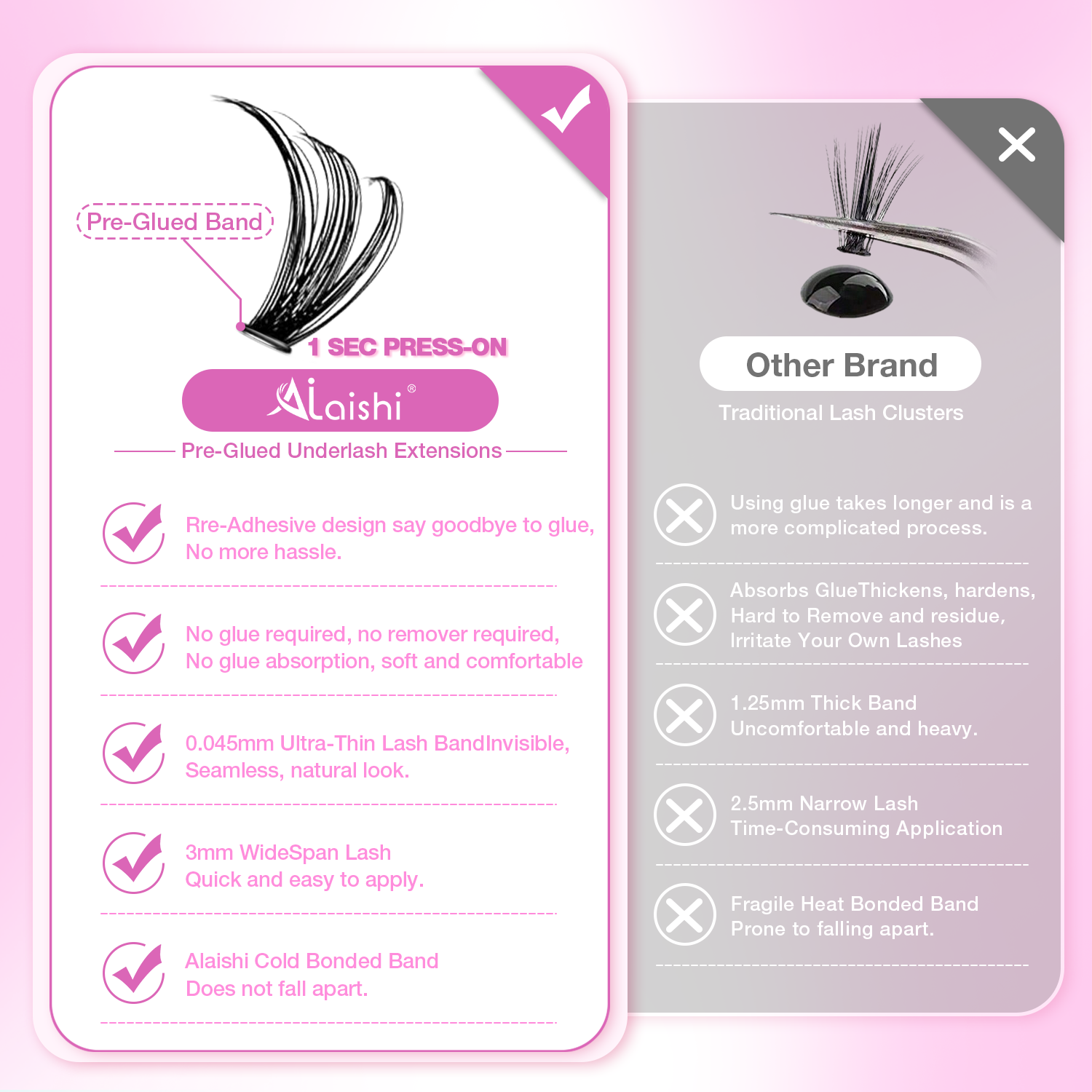 Self-Adhesive Eyelash Clusters MJF1