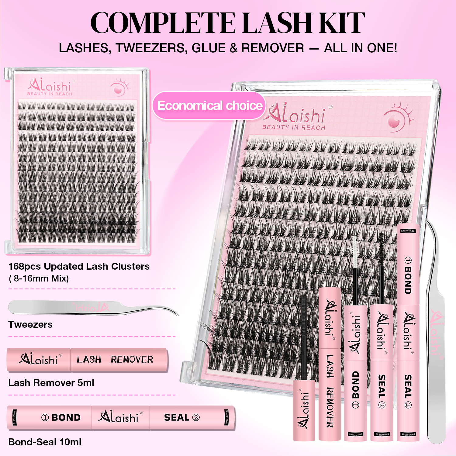 Natural Wispy Classic Cluster Lashes QF21