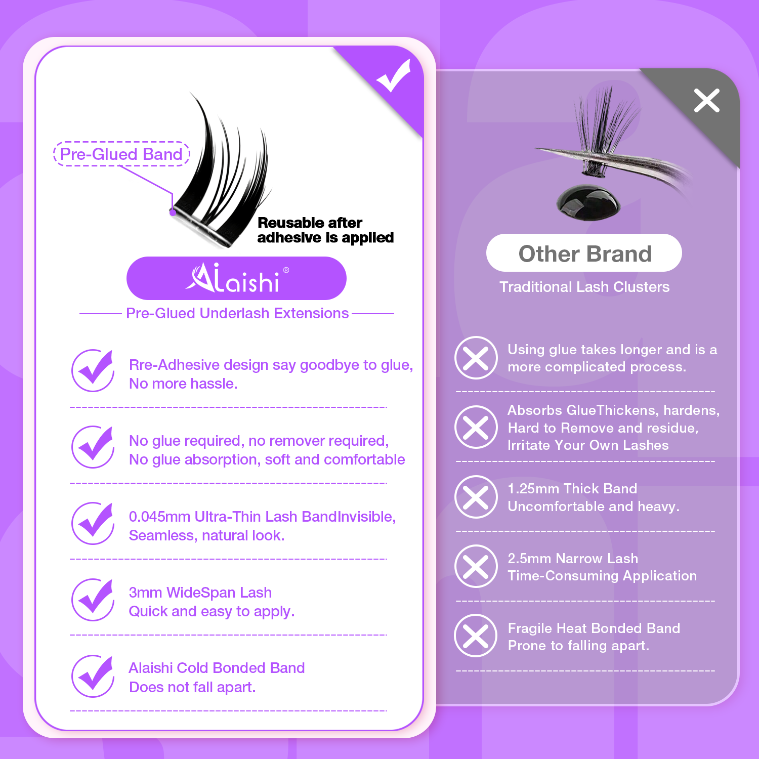1-Second Apply Self-Adhesive Lashes MJZ11