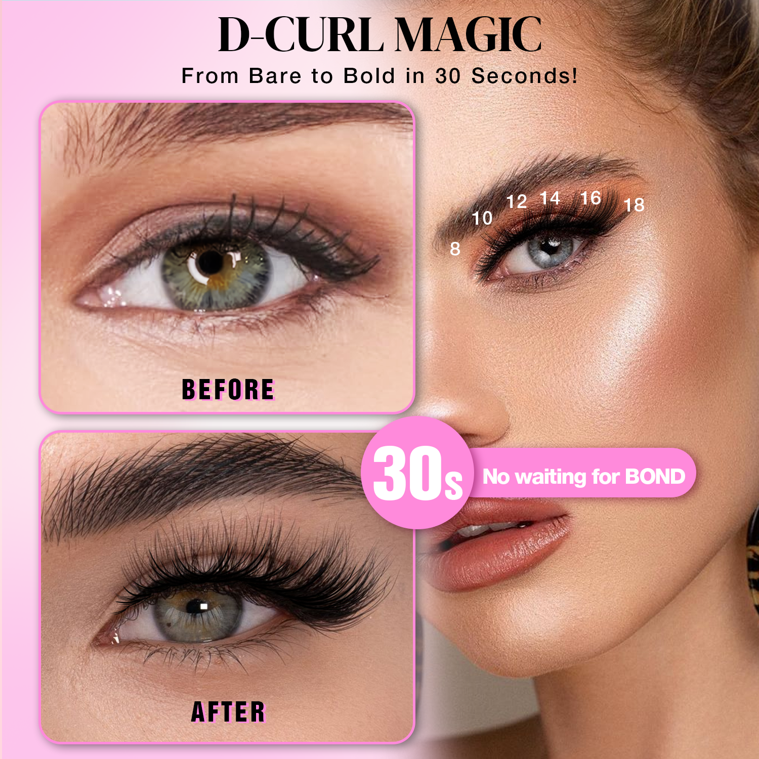 Self-Adhesive Eyelash Clusters MJF2