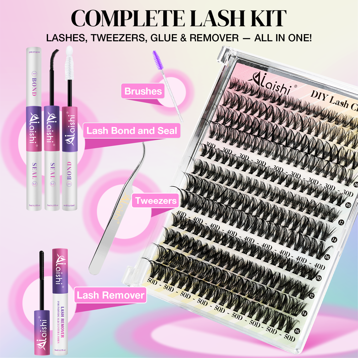 30D 40D 50D Mixed Hybrid Lashes JBF31