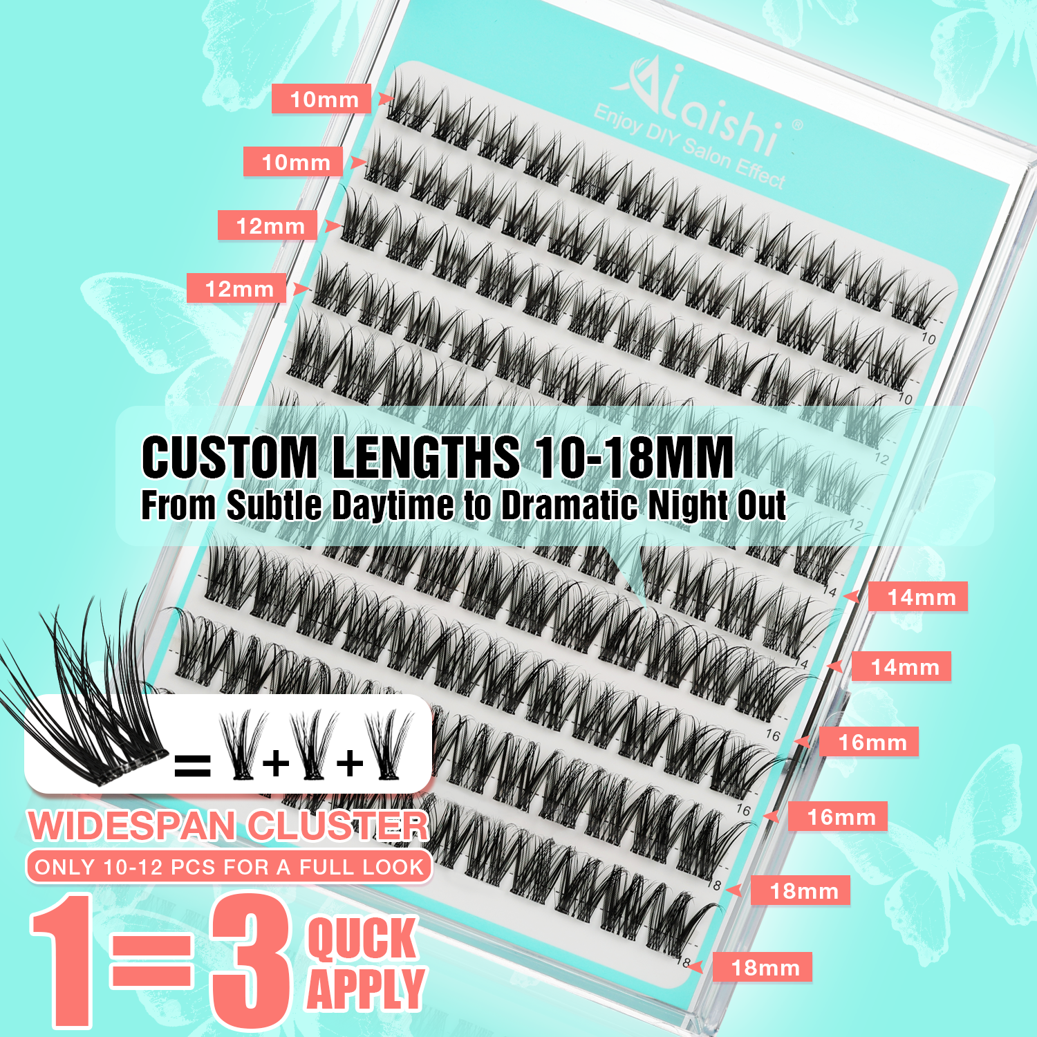 Pre-Glued False Eyelashes MJL6