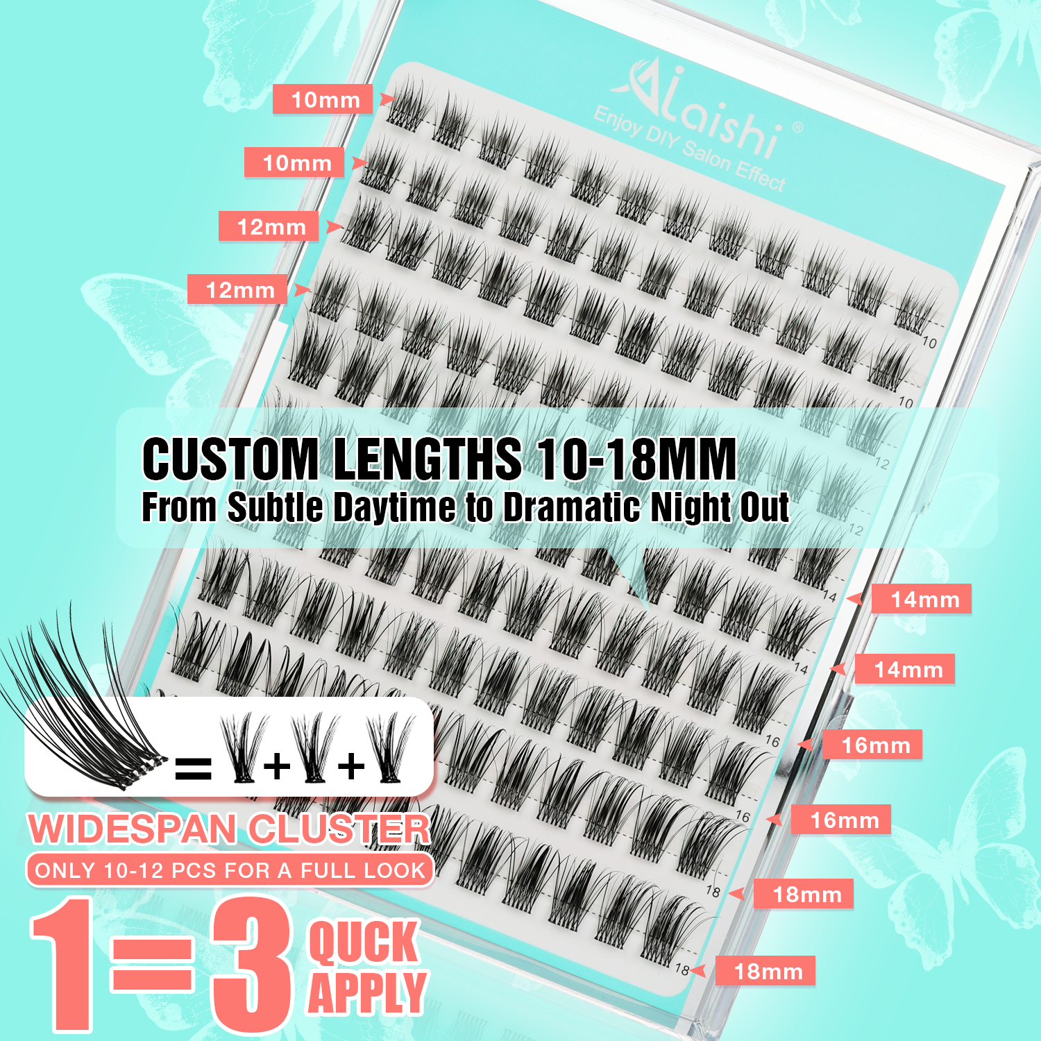 Pre-Glued False Eyelashes MJL7