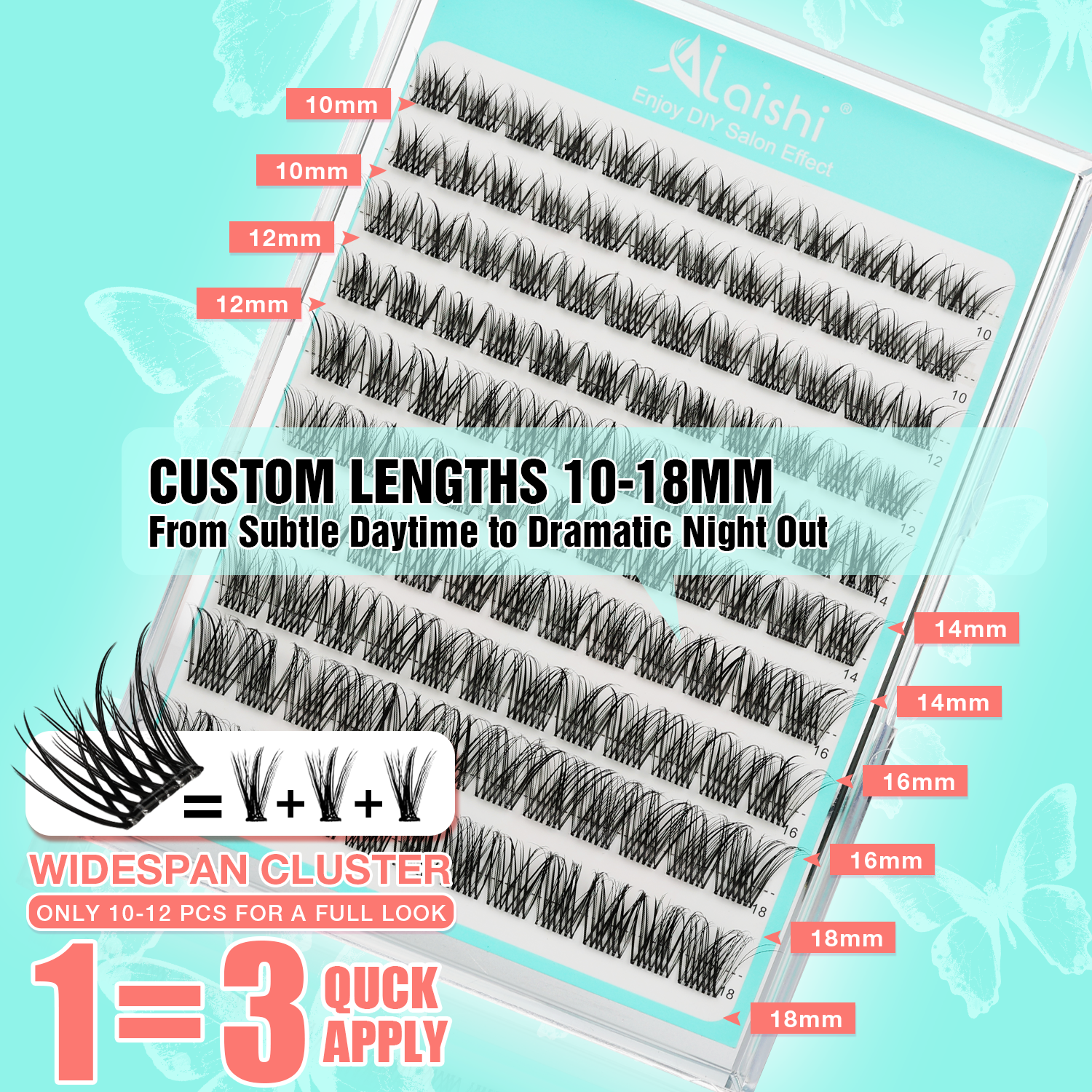 Pre-Glued False Eyelashes MJL4