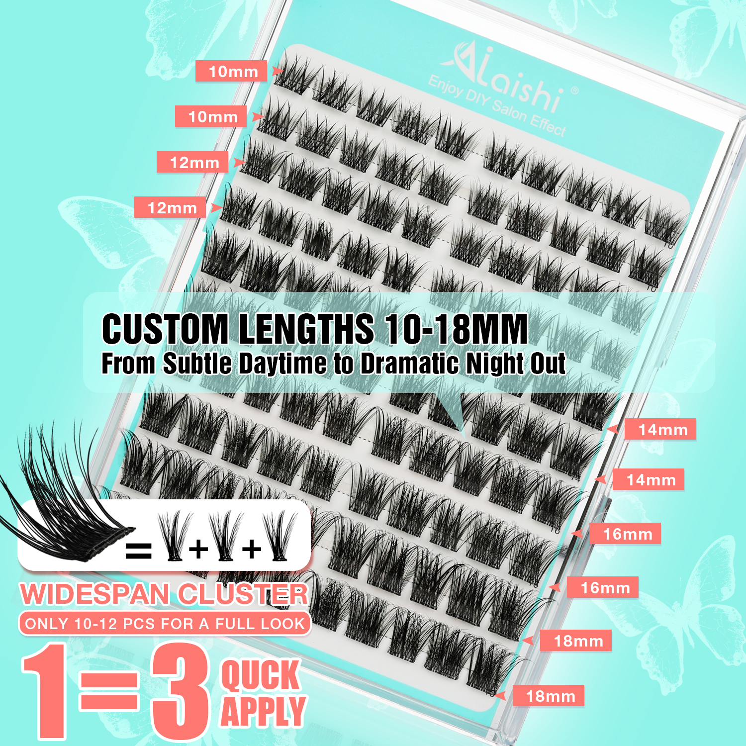 Pre-Glued False Eyelashes MJL3