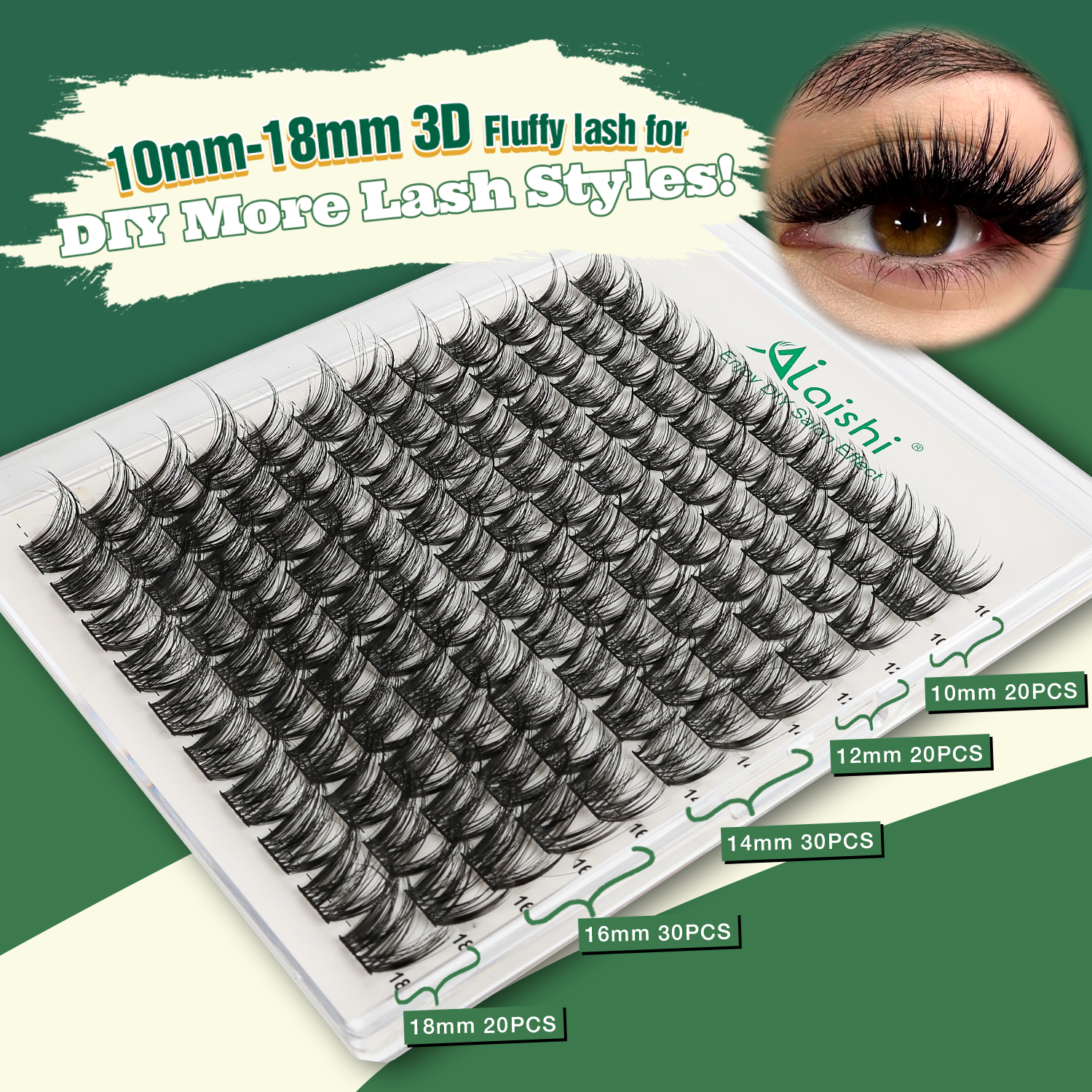 3D Cluster Fluffy Lashes Starter Kit LS14