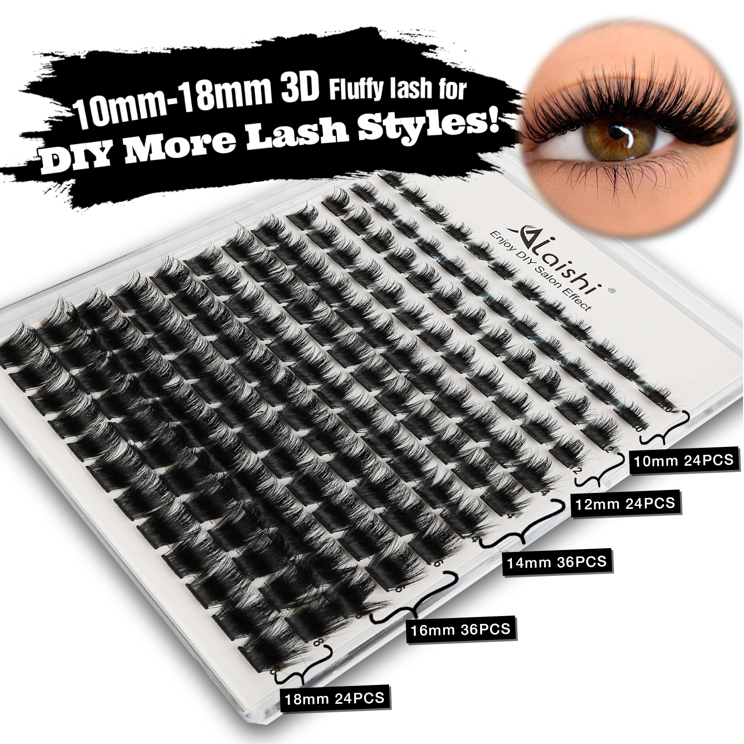 3D Voluminous False Eyelashes HB11