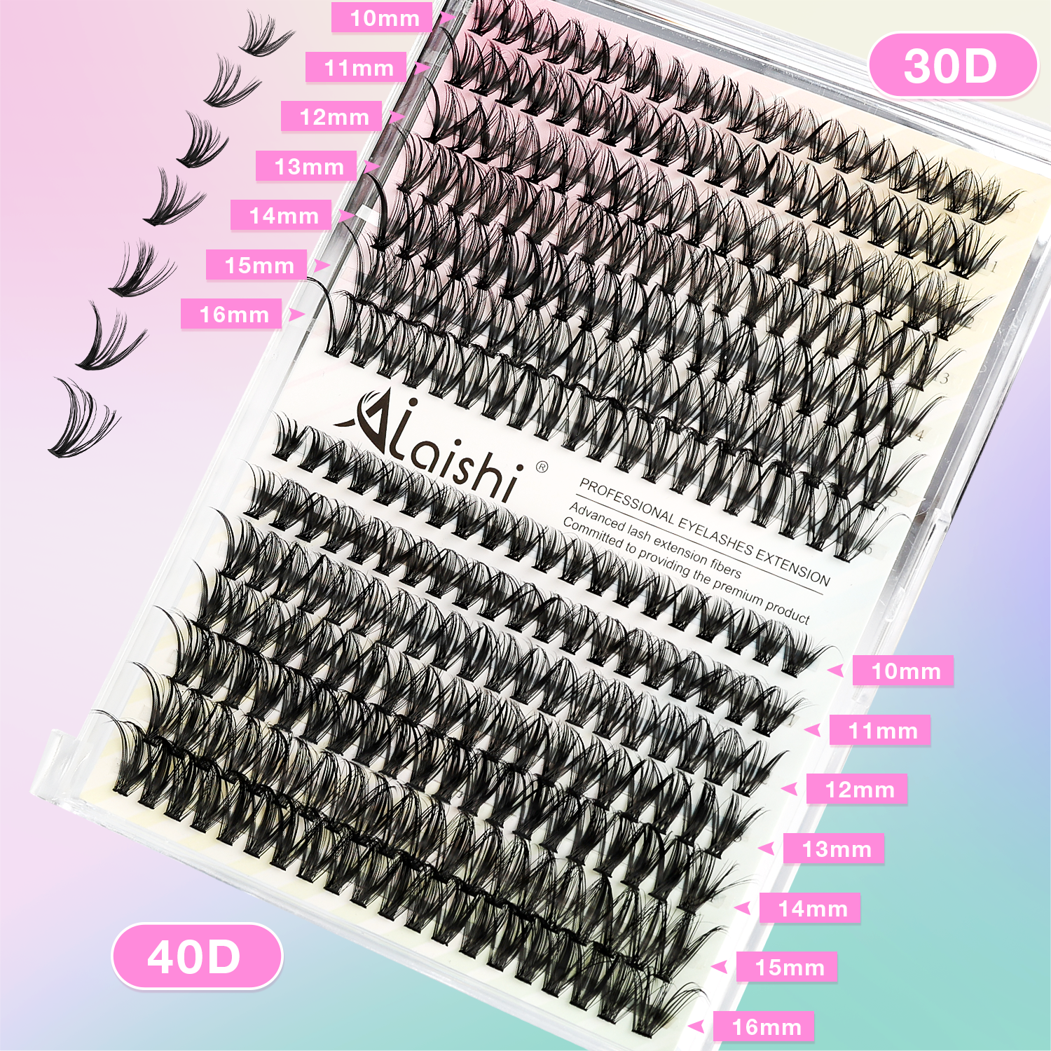 30D&40D Mixed Hybrid Lashes JBF11