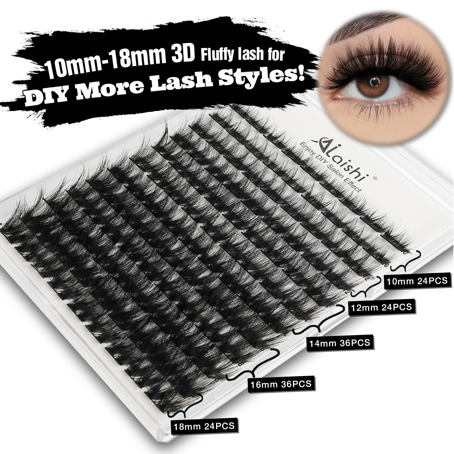 3D Voluminous False Eyelashes HB15