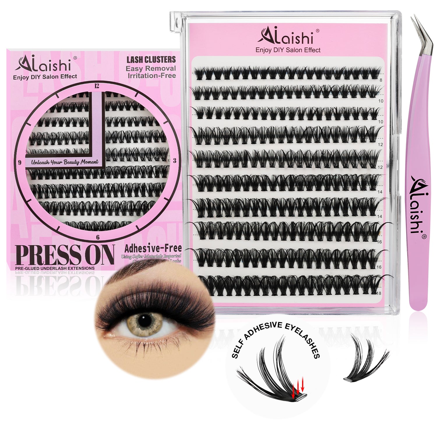 Self-Adhesive Eyelash Clusters MJF2