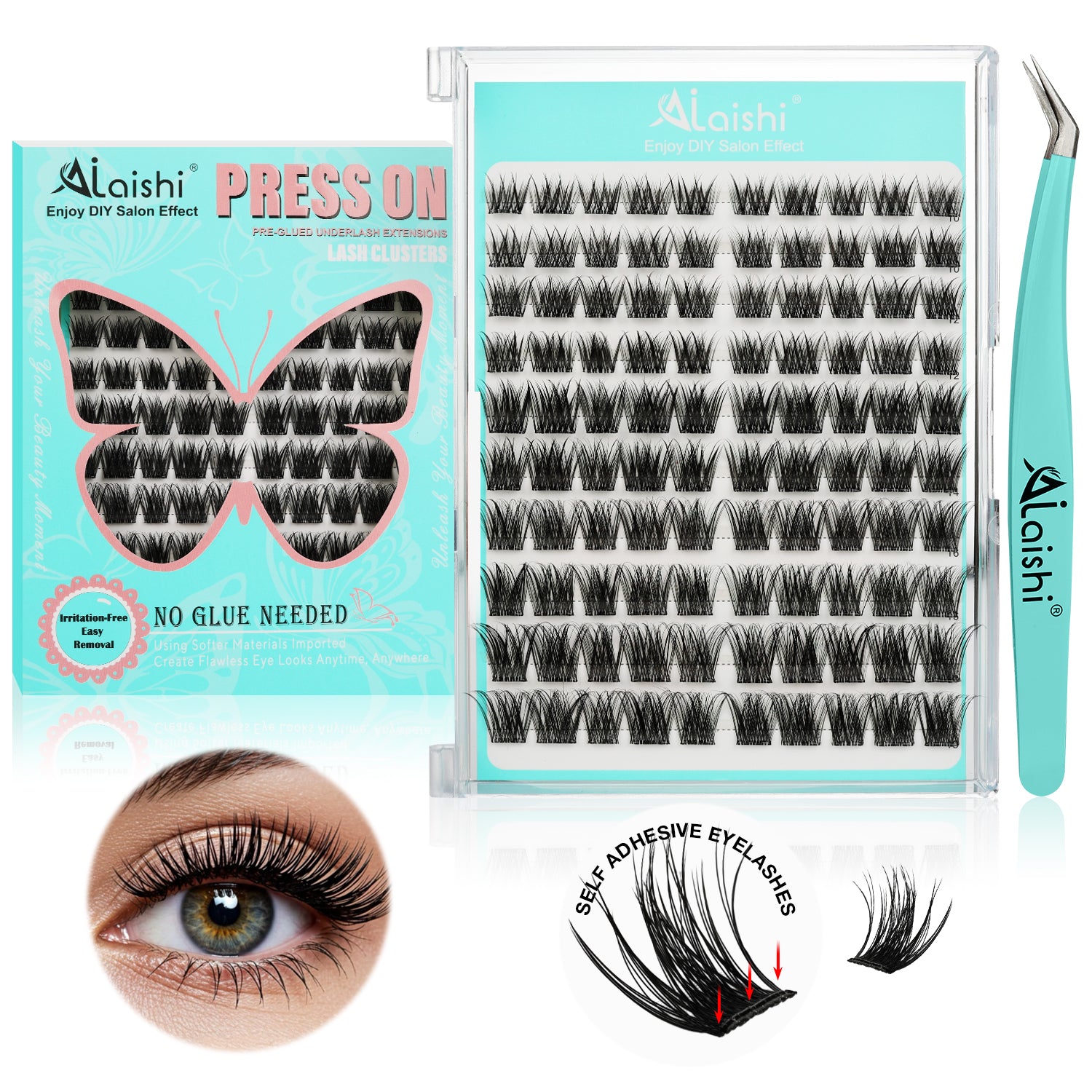 Pre-Glued False Eyelashes MJL3