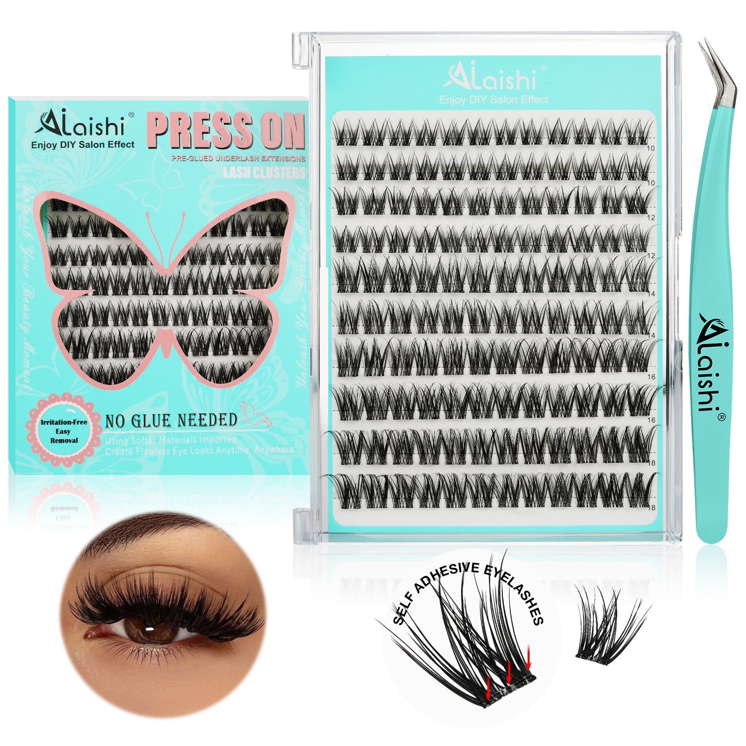 Pre-Glued False Eyelashes MJL6