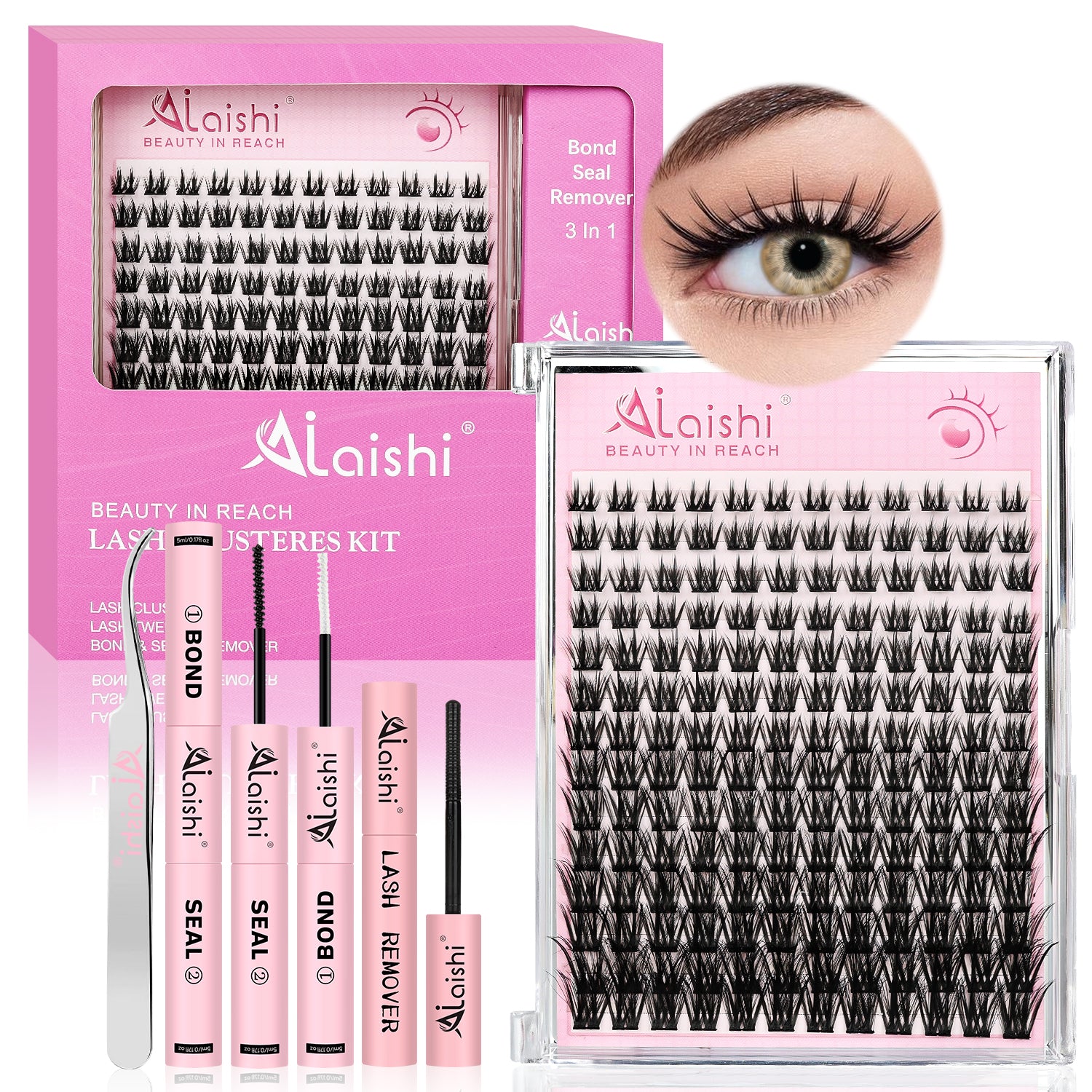 Natural Wispy Classic Cluster Lashes QF22