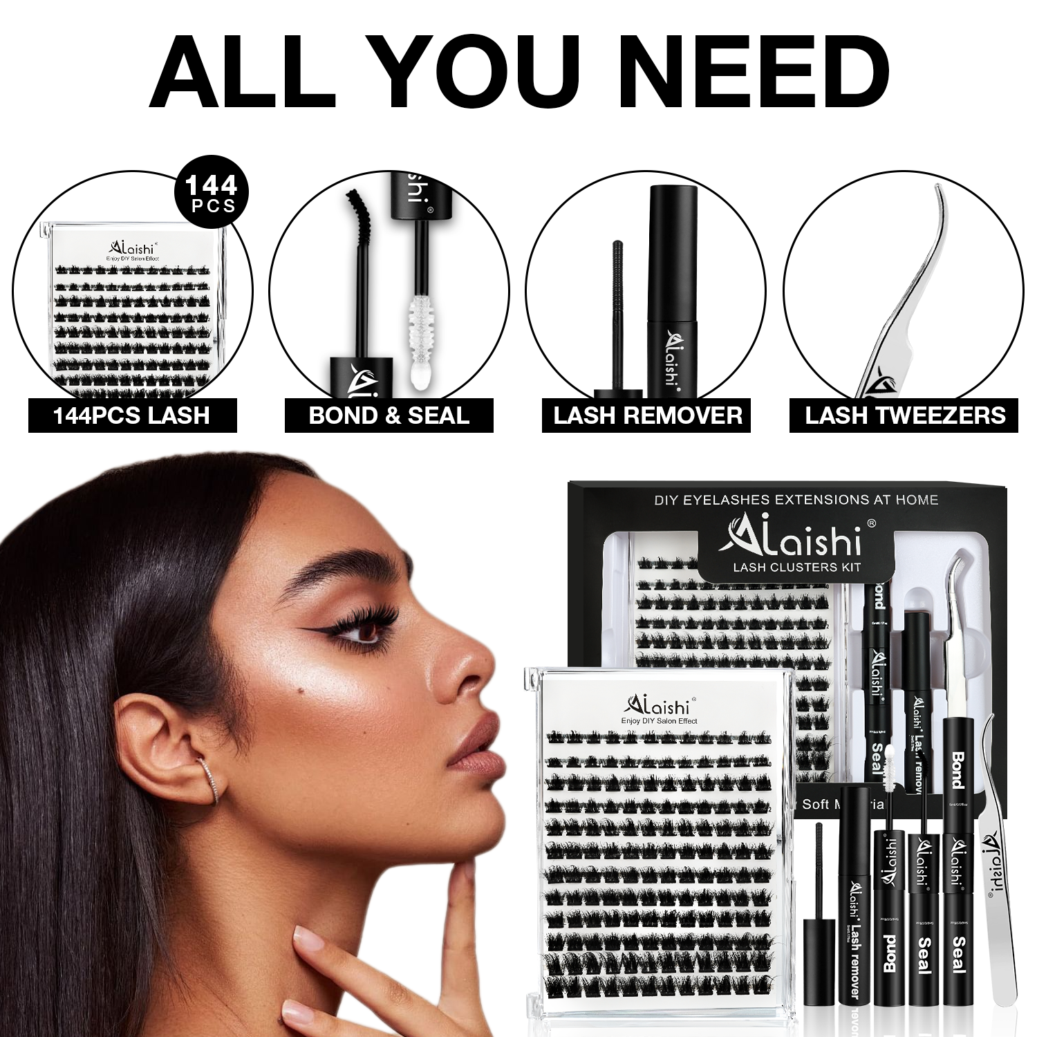 3D Voluminous False Eyelashes HB13