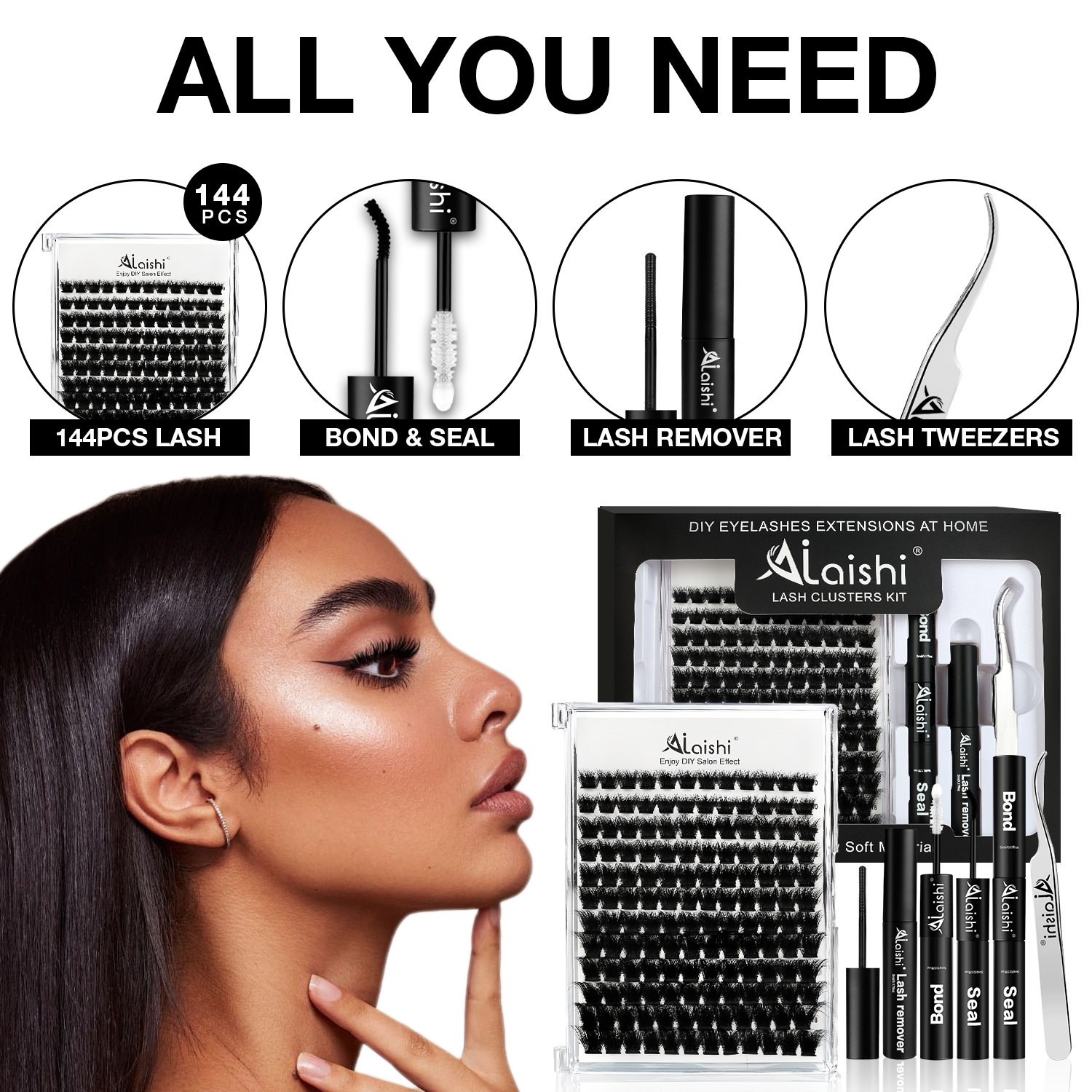 3D Voluminous False Eyelashes HB14