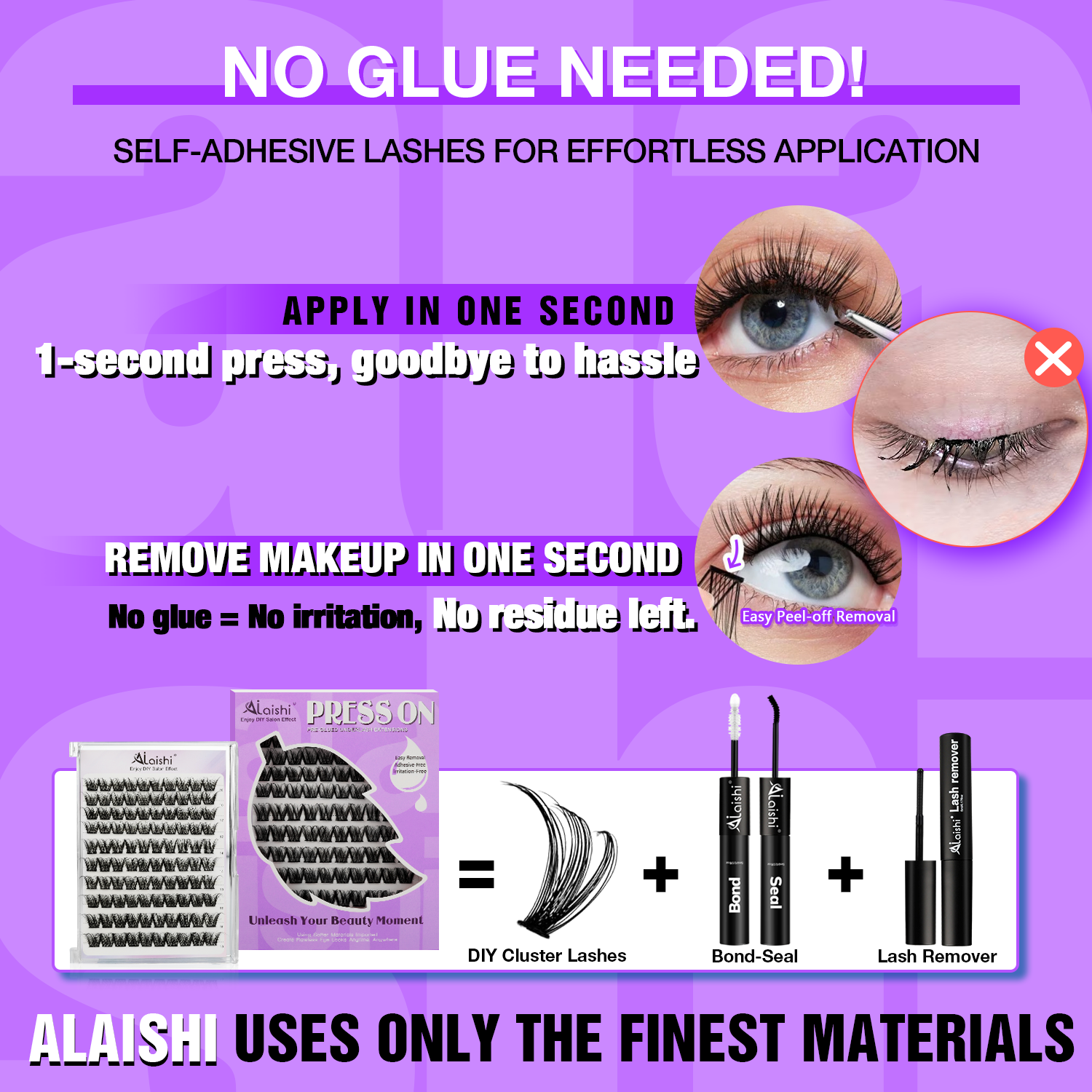 1-Second Apply Self-Adhesive Lashes MJZ7