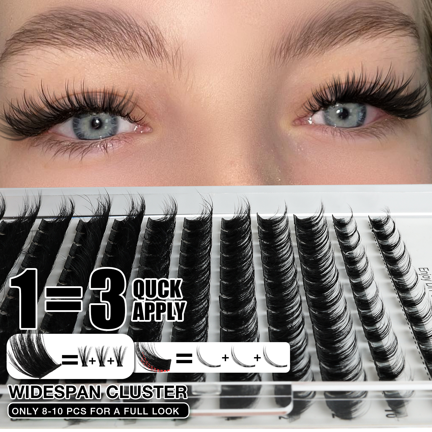 3D Voluminous False Eyelashes HB12