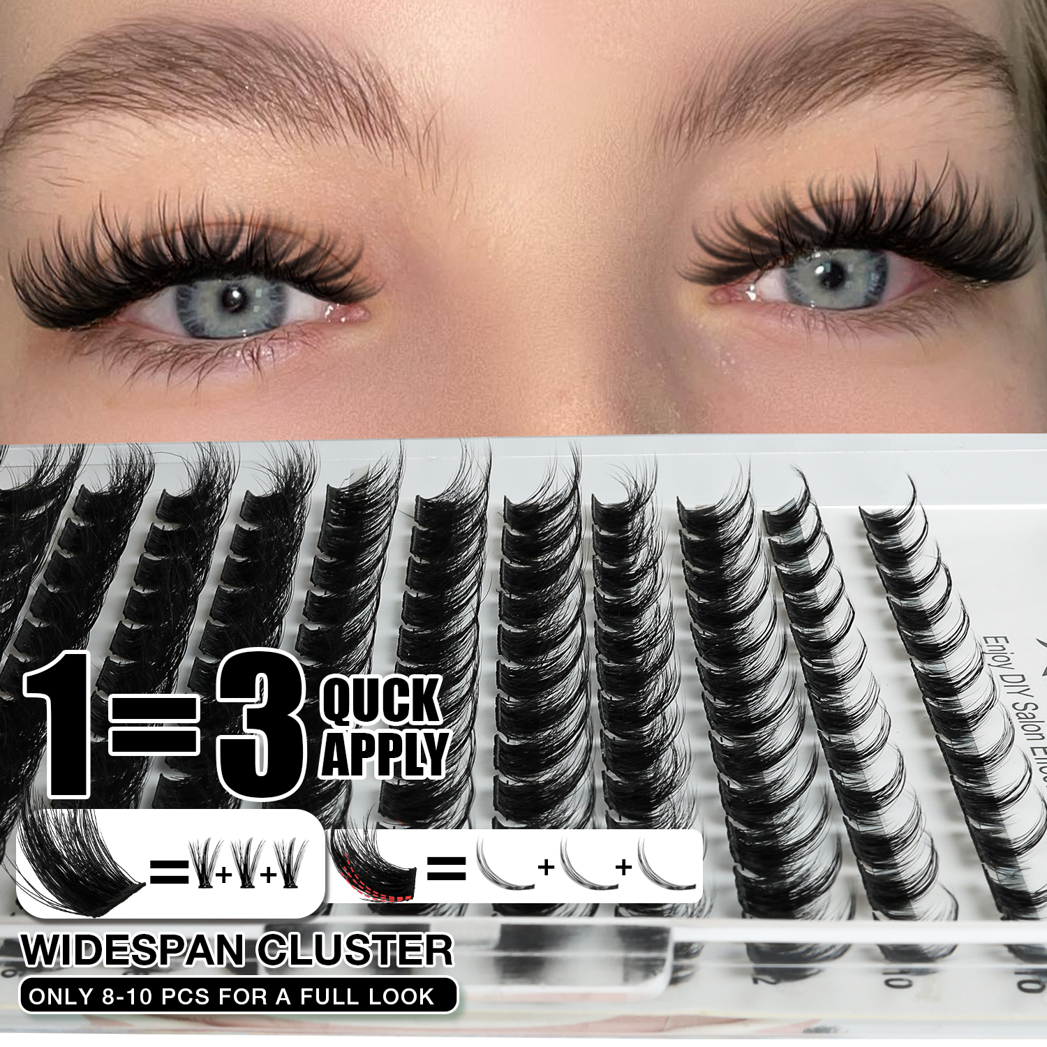 3D Voluminous False Eyelashes HB13