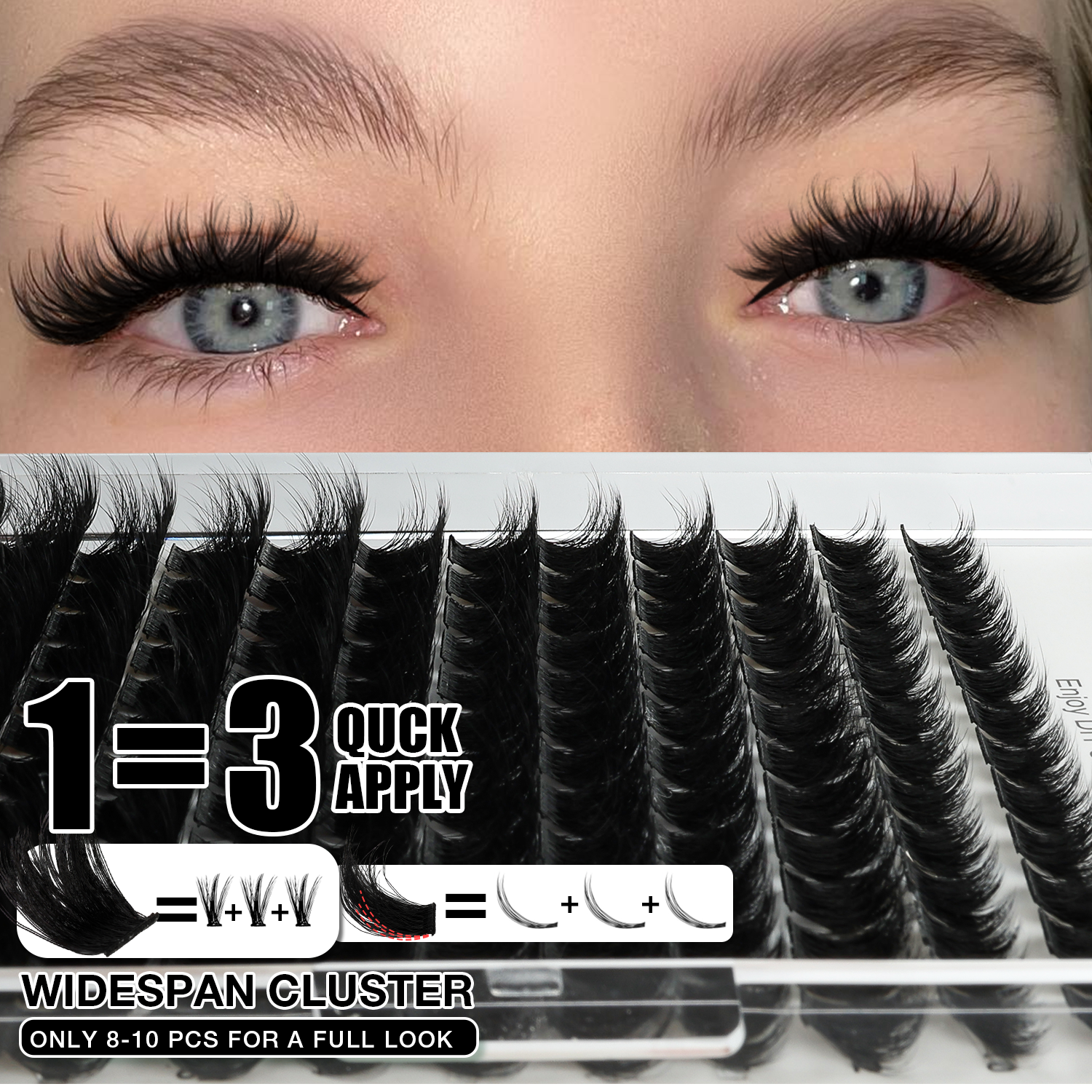 3D Voluminous False Eyelashes HB14