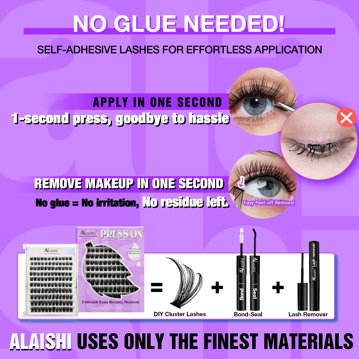 1-Second Apply Self-Adhesive Lashes MJZ1