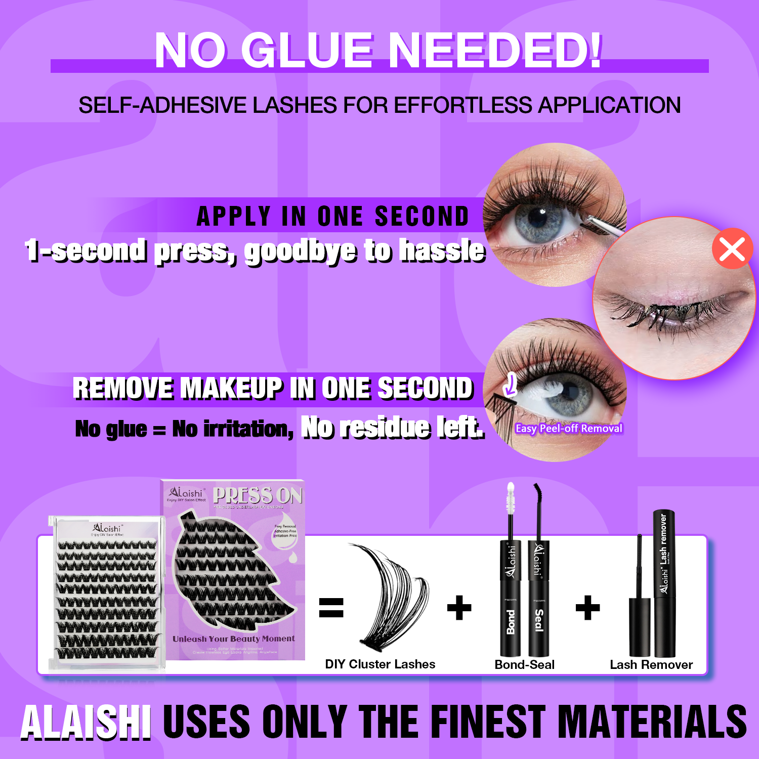 1-Second Apply Self-Adhesive Lashes MJZ6