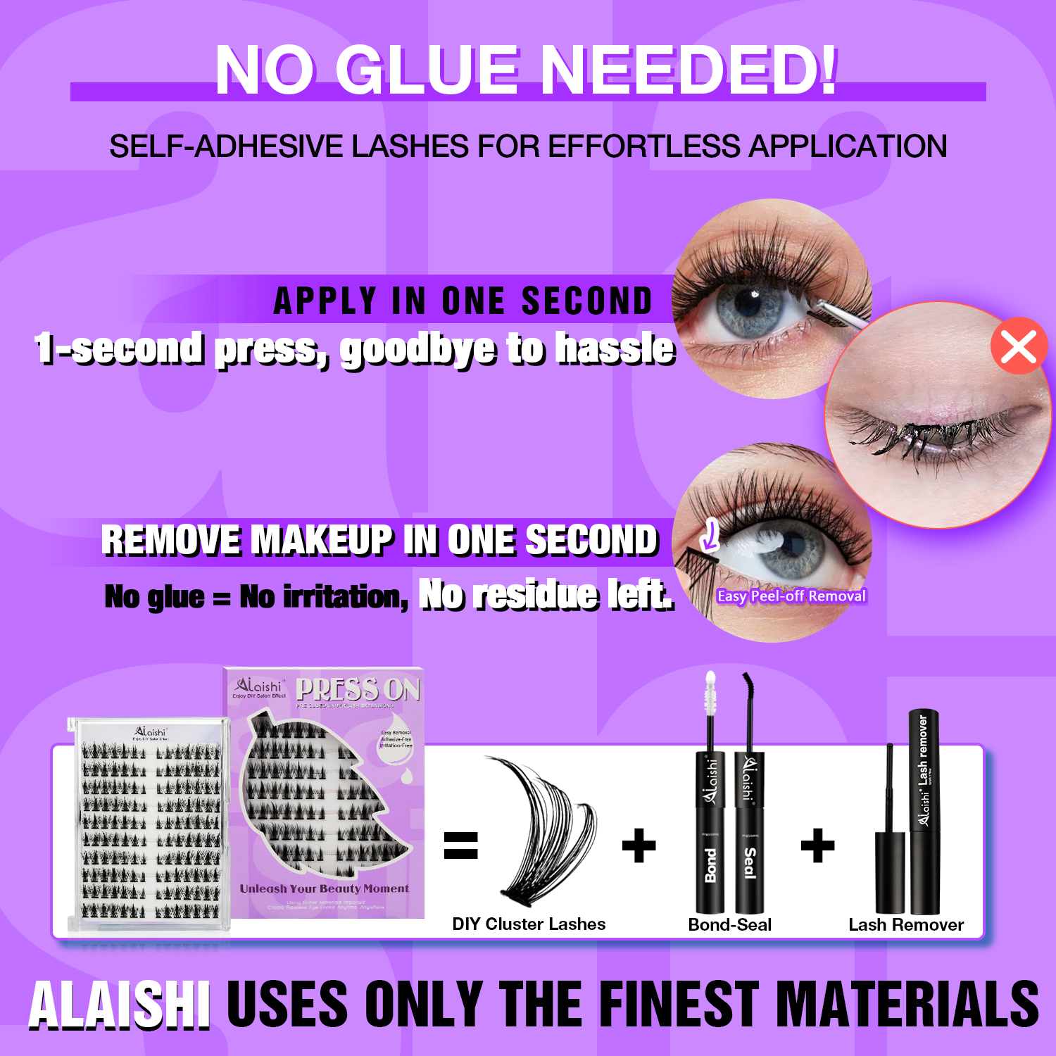 1-Second Apply Self-Adhesive Lashes MJZ5