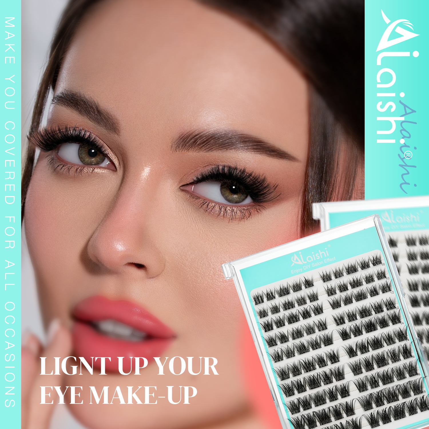Pre-Glued False Eyelashes MJL2